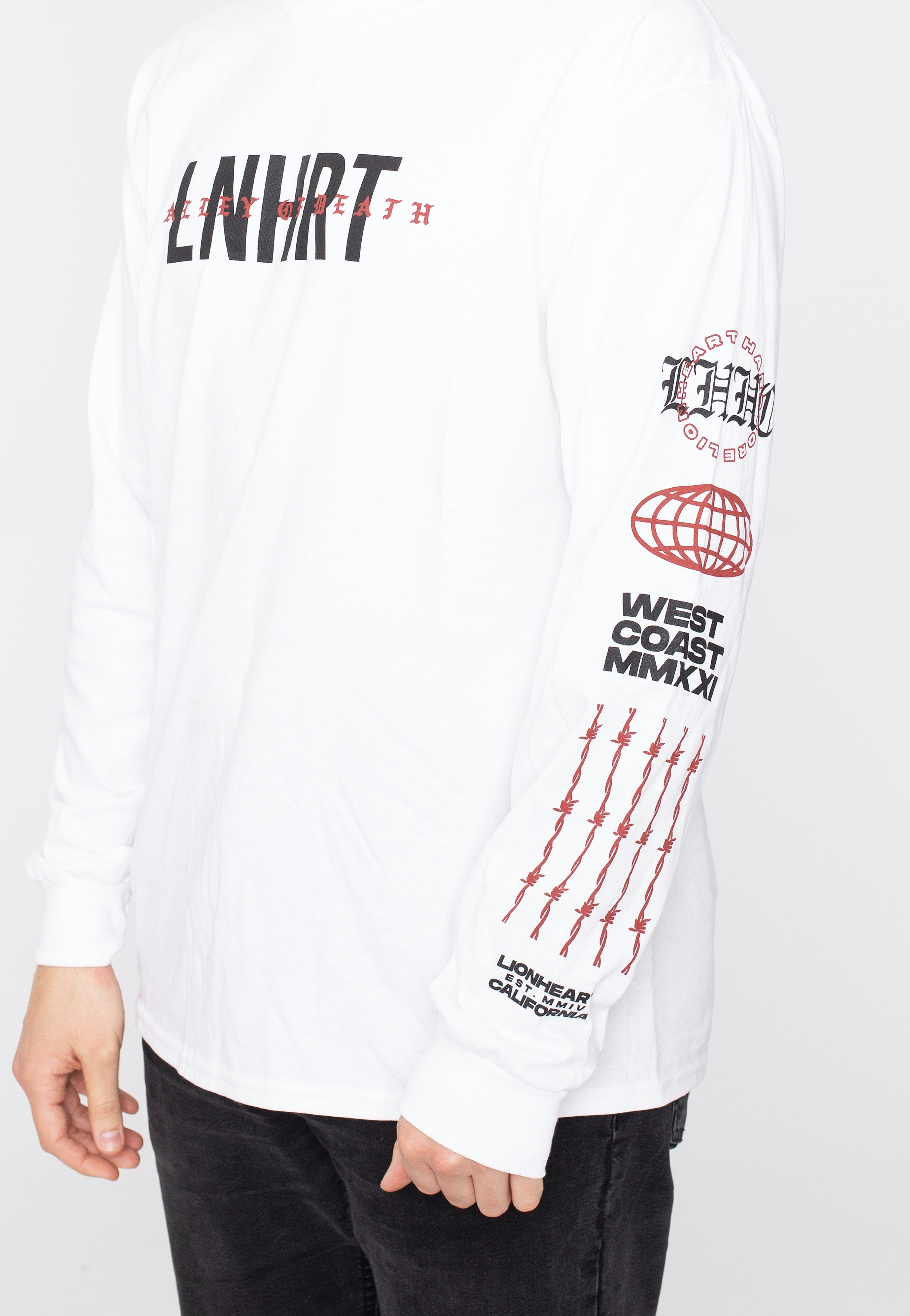 Lionheart - Reaper Rose White - Longsleeve | Men-Image