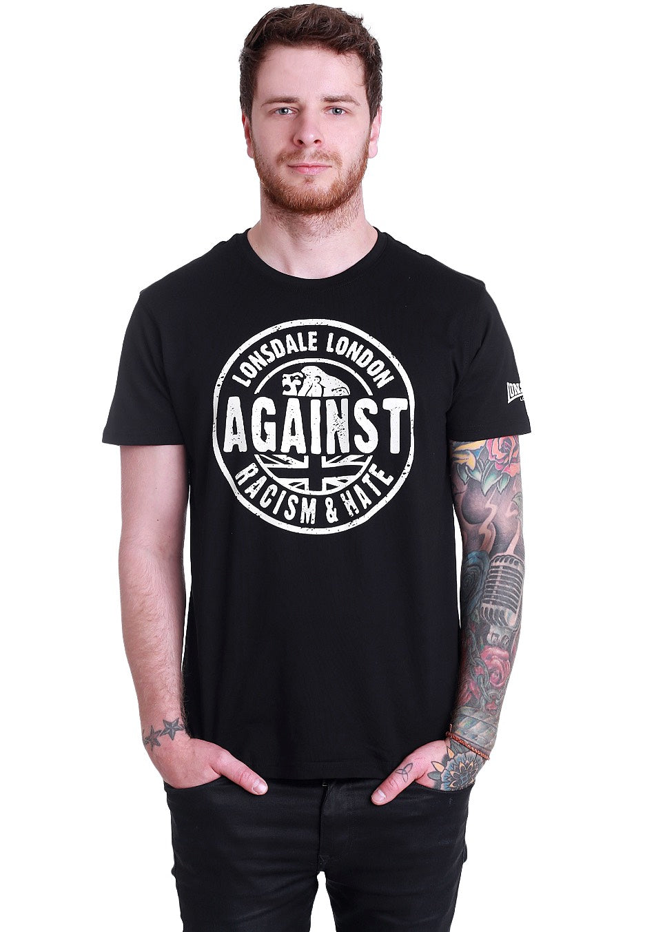 Lonsdale - Against Racism - T-Shirt | Men-Image