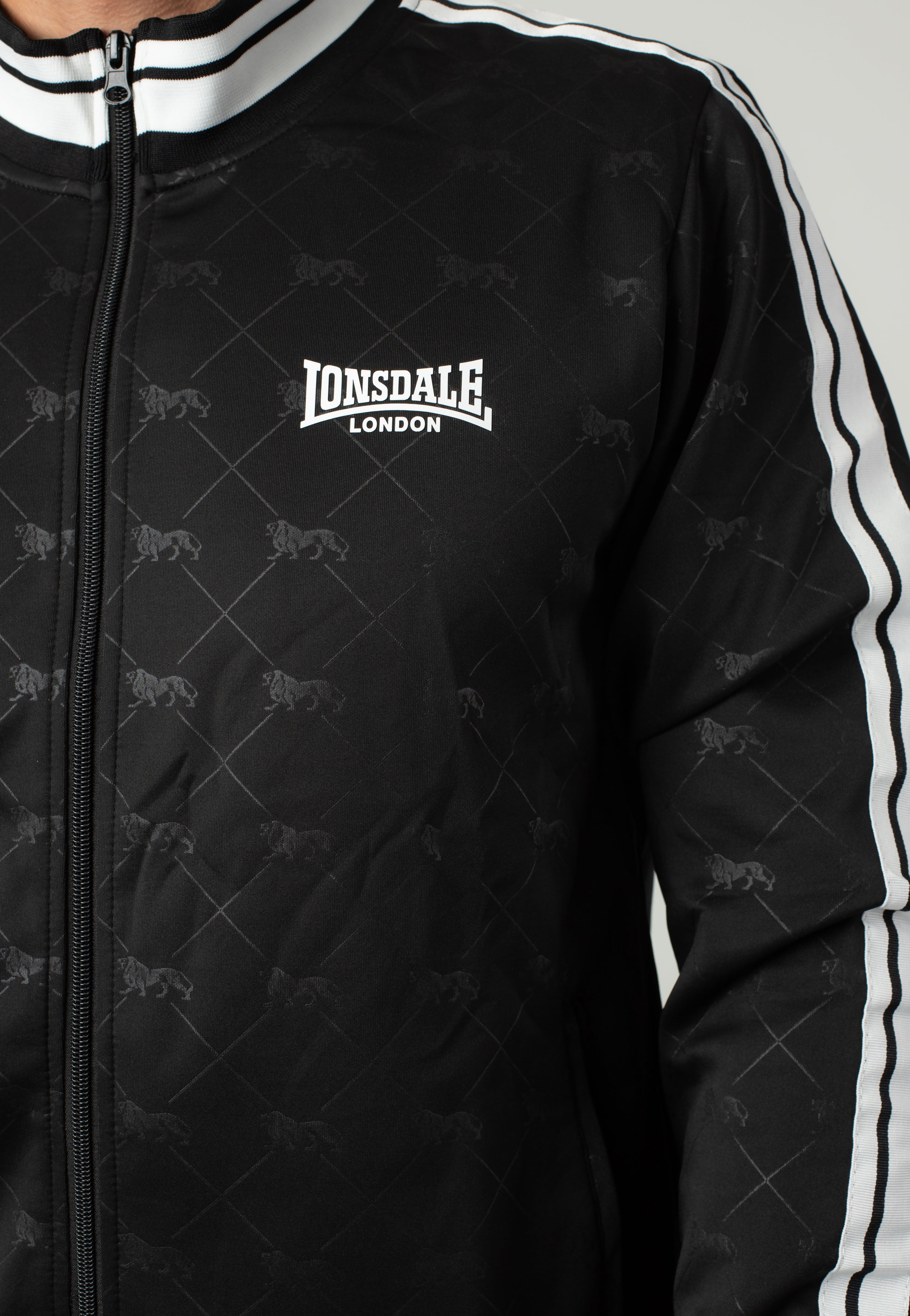 Lonsdale - Ashwell Black/White - Tracksuit | Men-Image