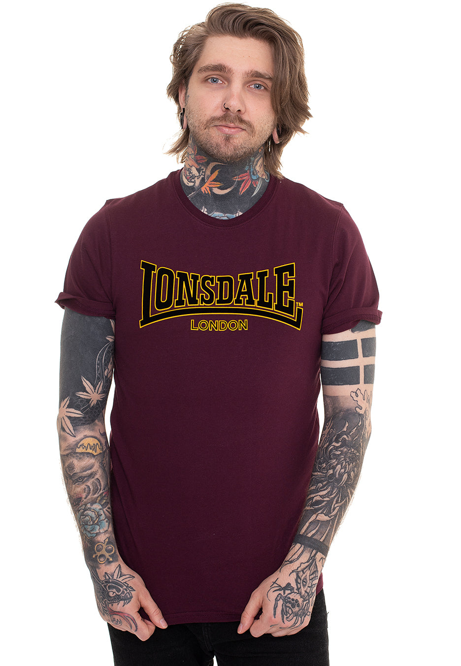 Lonsdale - Classic Oxblood - T-Shirt | Men-Image