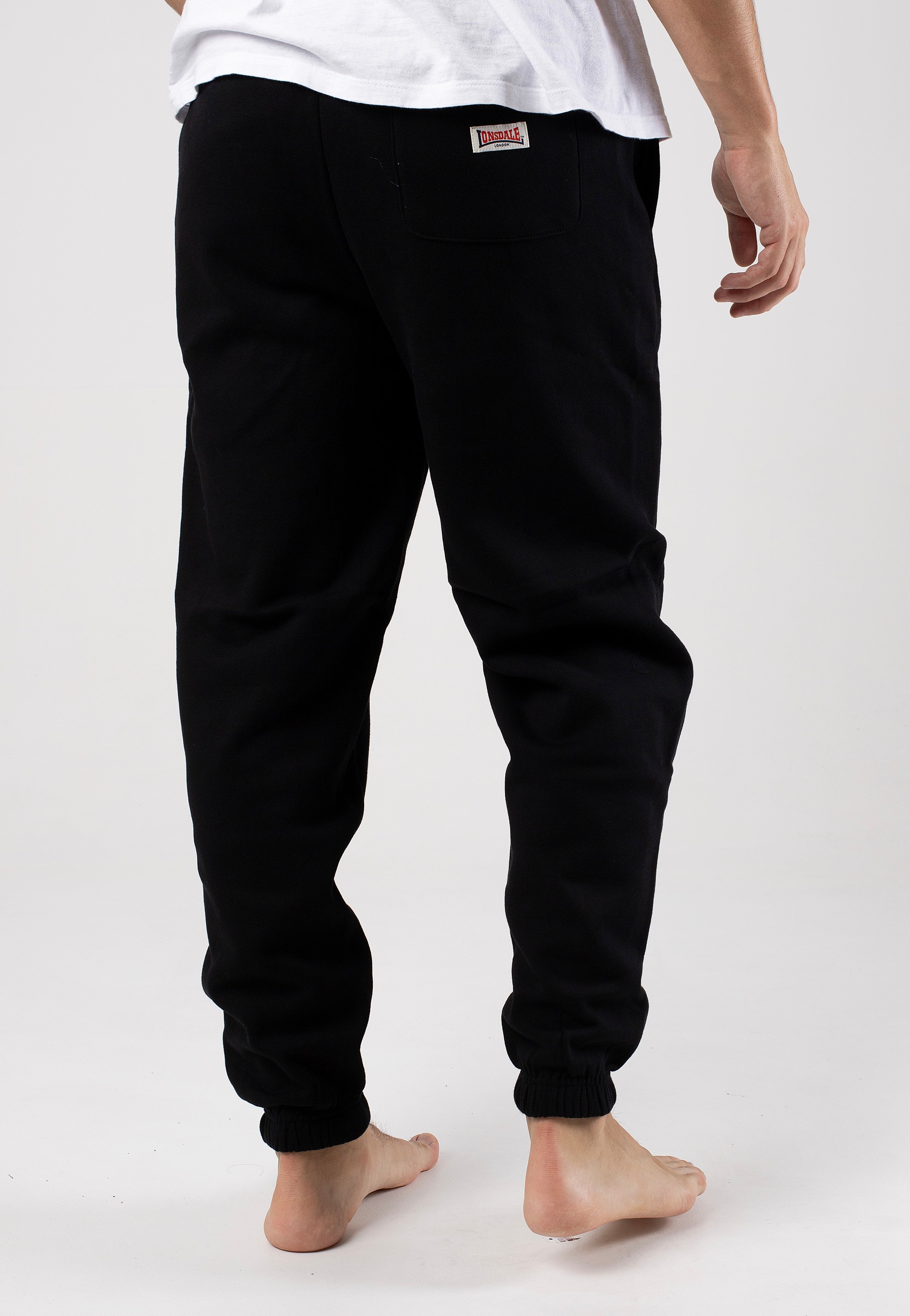 Lonsdale - Coiree Black/Red/White - Sweat Pants | Men-Image