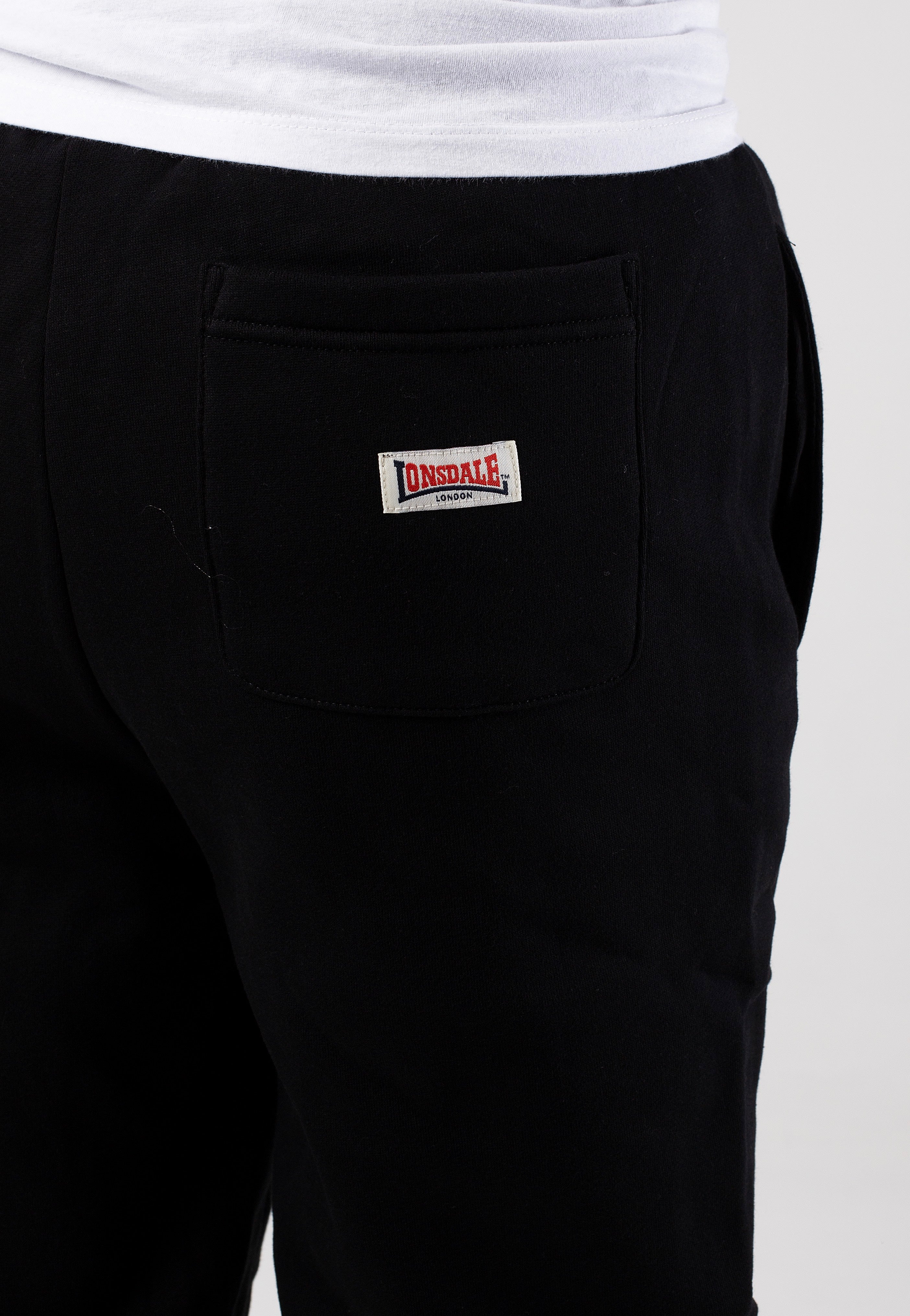 Lonsdale - Coiree Black/Red/White - Sweat Pants | Men-Image