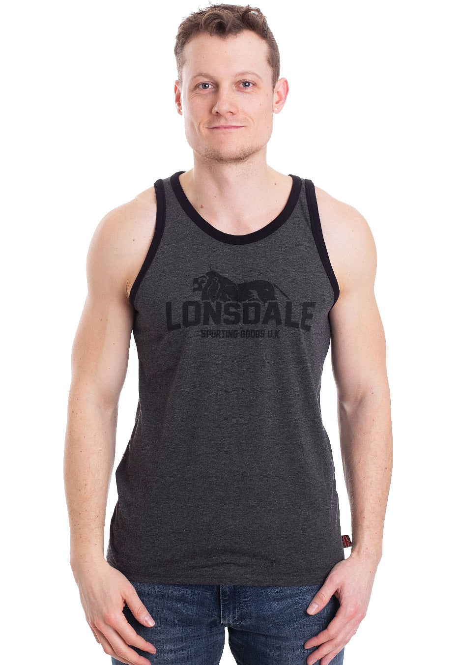 Lonsdale - Cureton Marl Ash - Tank | Men-Image