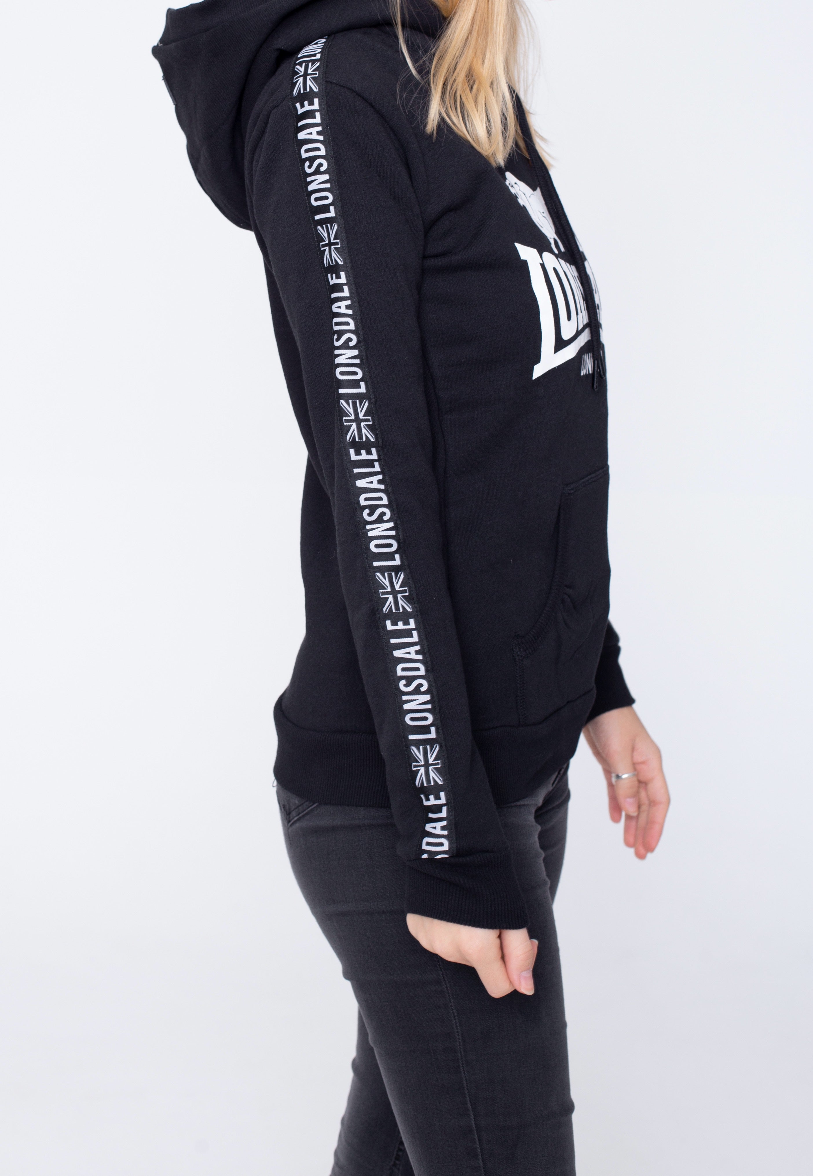 Lonsdale - Dihewyd Black - Hoodie | Women-Image