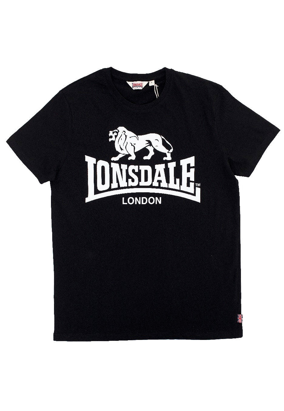 Lonsdale - Dildawn Pack Of 2 Black/White - T-Shirt | Men-Image