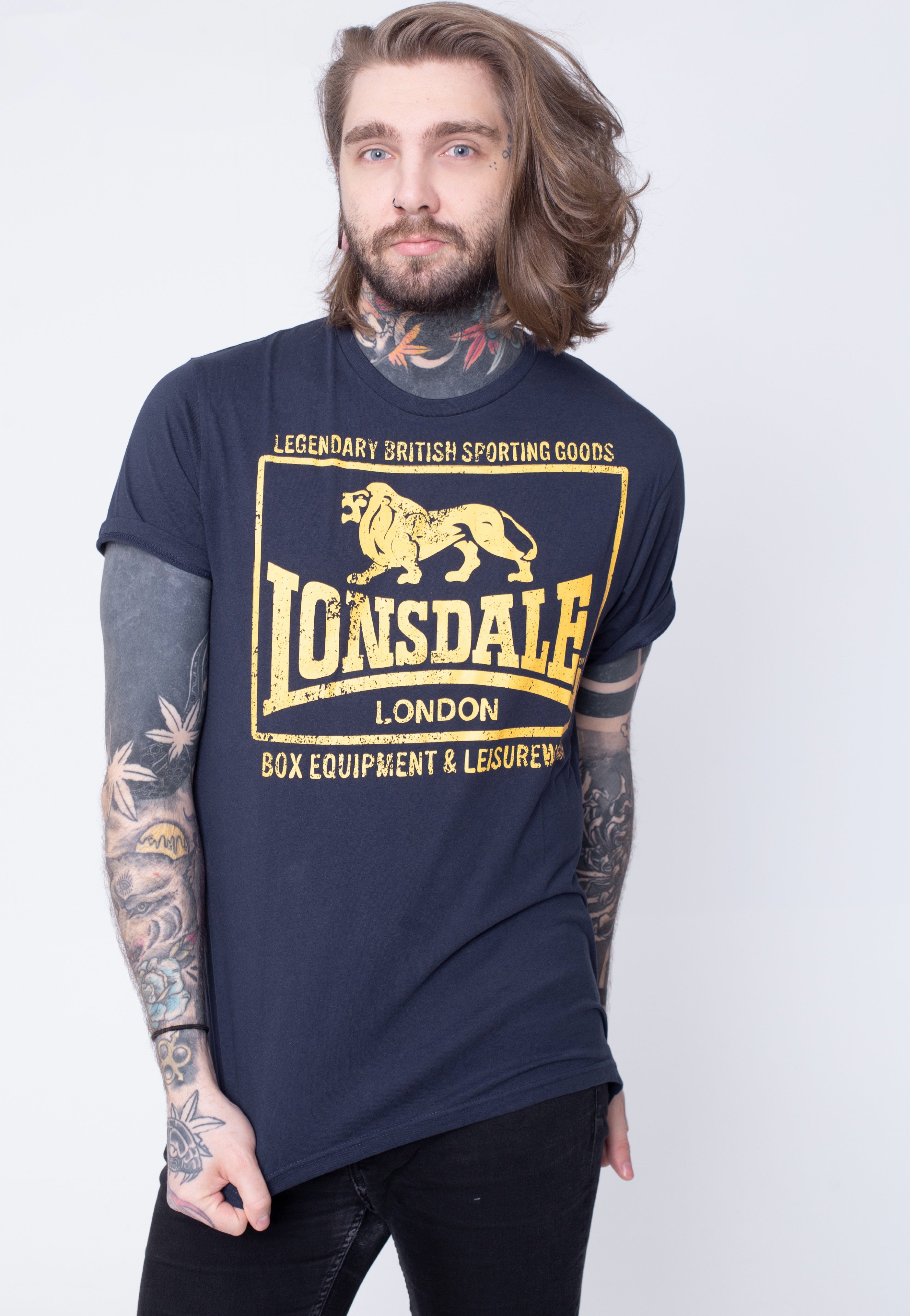 Lonsdale - Hounslow Navy - T-Shirt | Men-Image