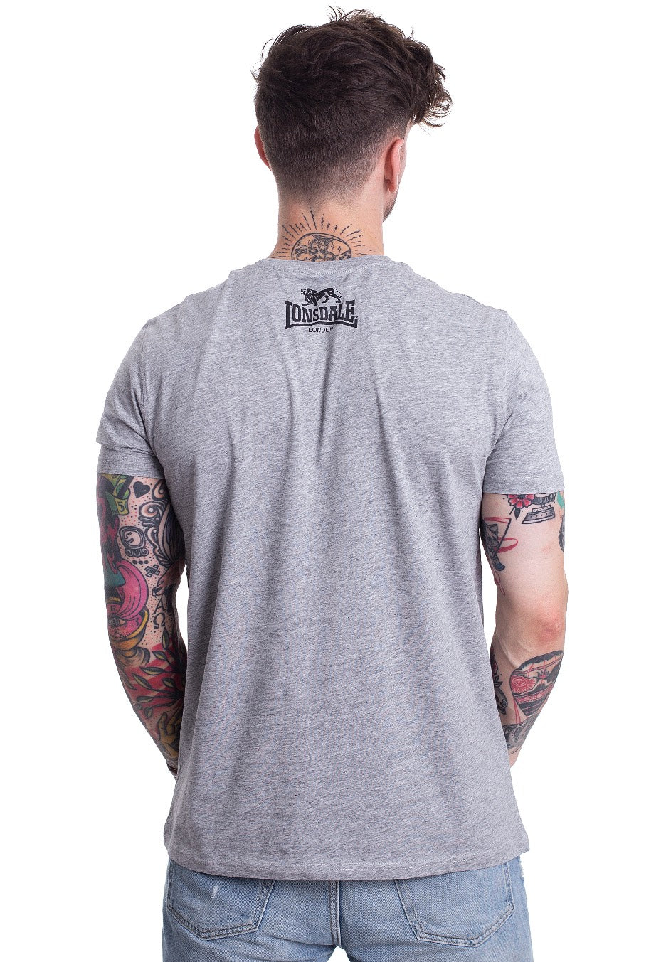 Lonsdale - Logo Marl Grey - T-Shirt | Men-Image