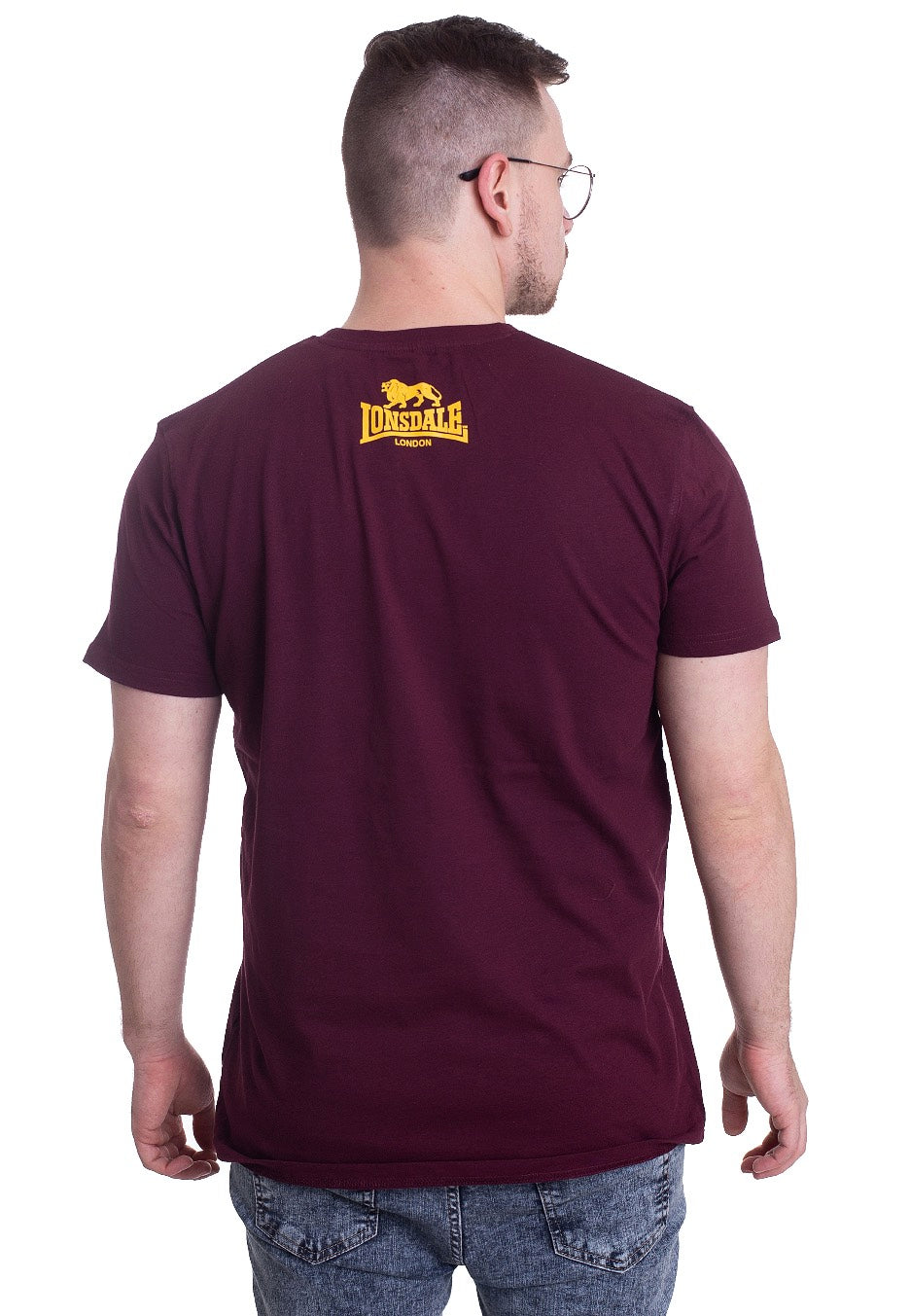 Lonsdale - Logo Vintage Oxblood - T-Shirt | Men-Image