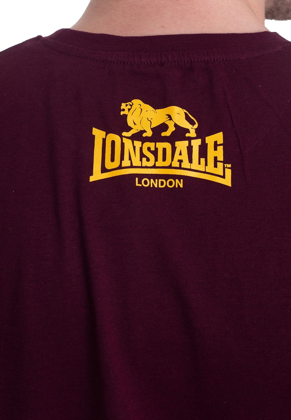 Lonsdale - Logo Vintage Oxblood - T-Shirt | Men-Image