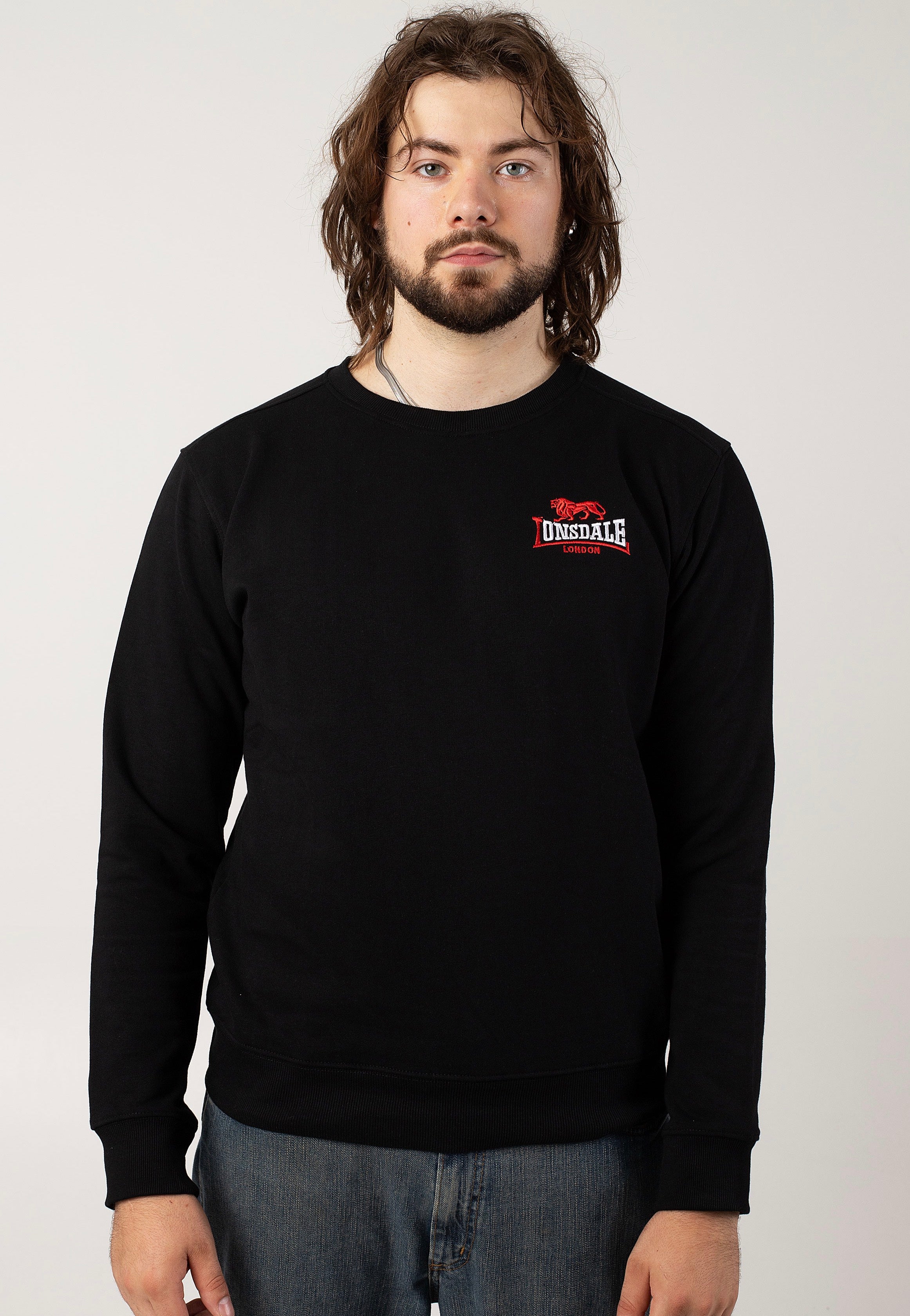 Lonsdale - Lympstone Black - Sweater | Men-Image