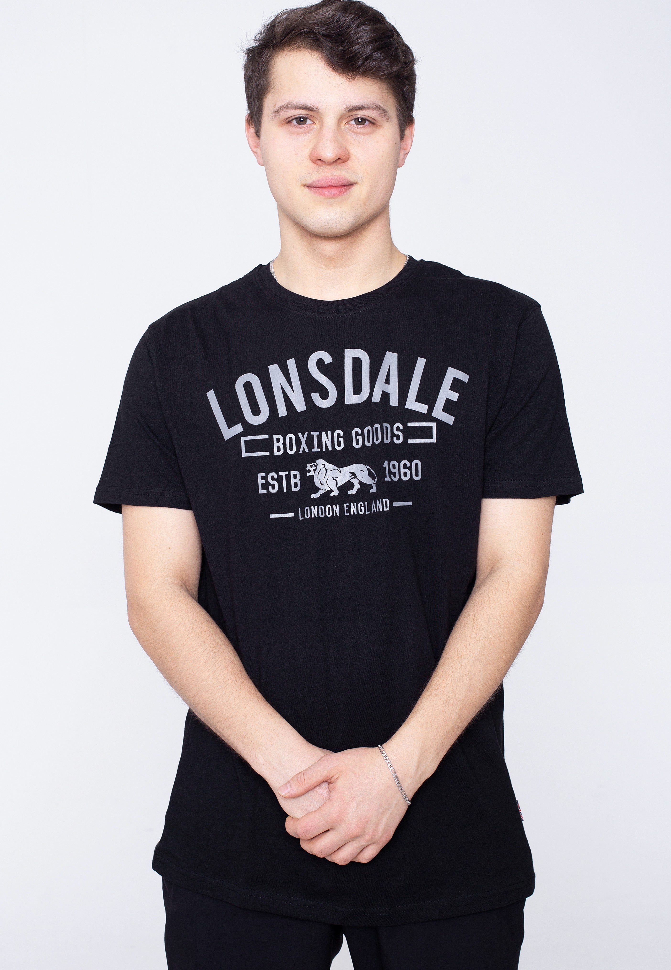 Lonsdale - Papigoe Black/Grey - T-Shirt | Men-Image