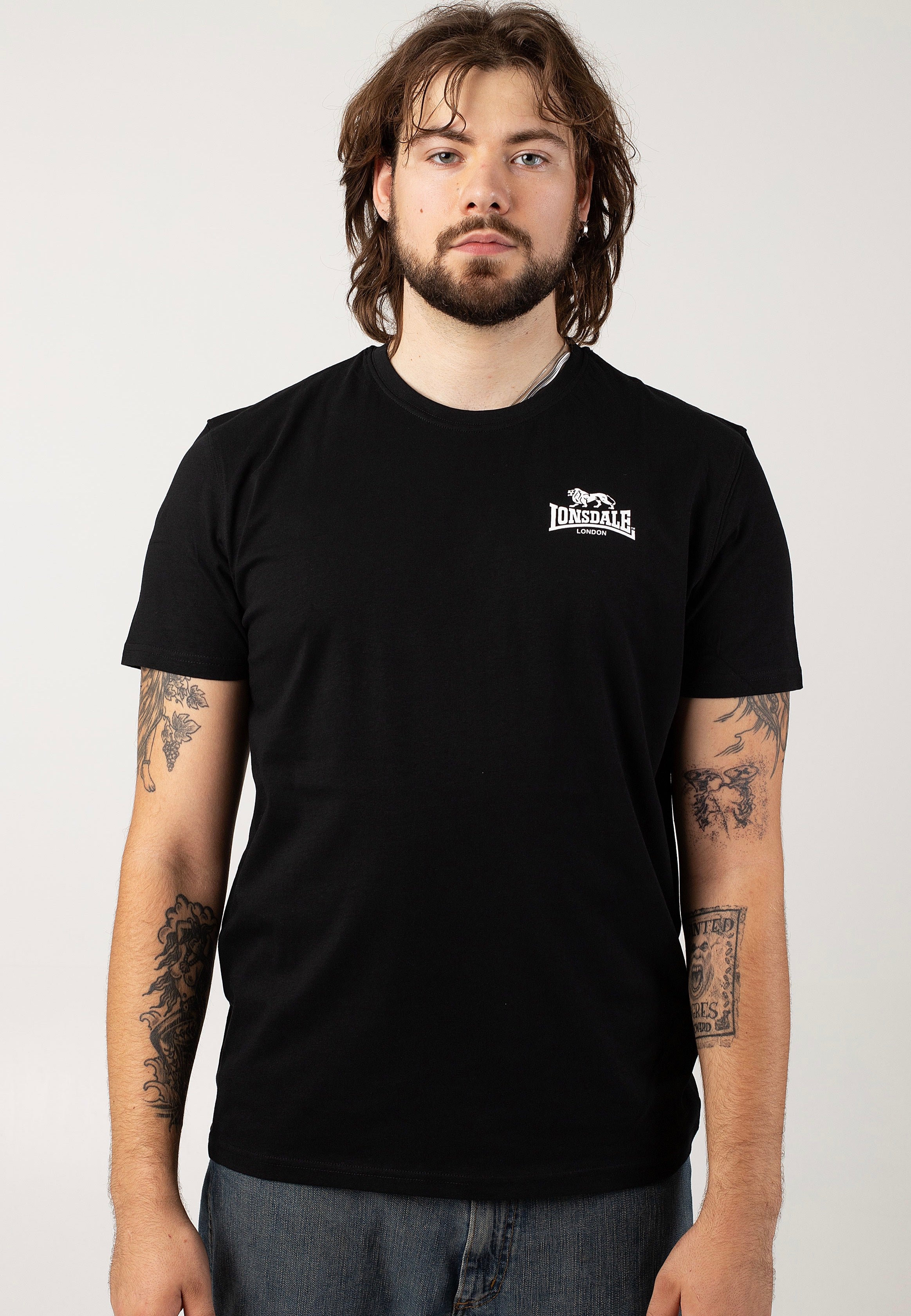 Lonsdale - Piddinghoe Pack Of 2 Black - T-Shirt | Men-Image