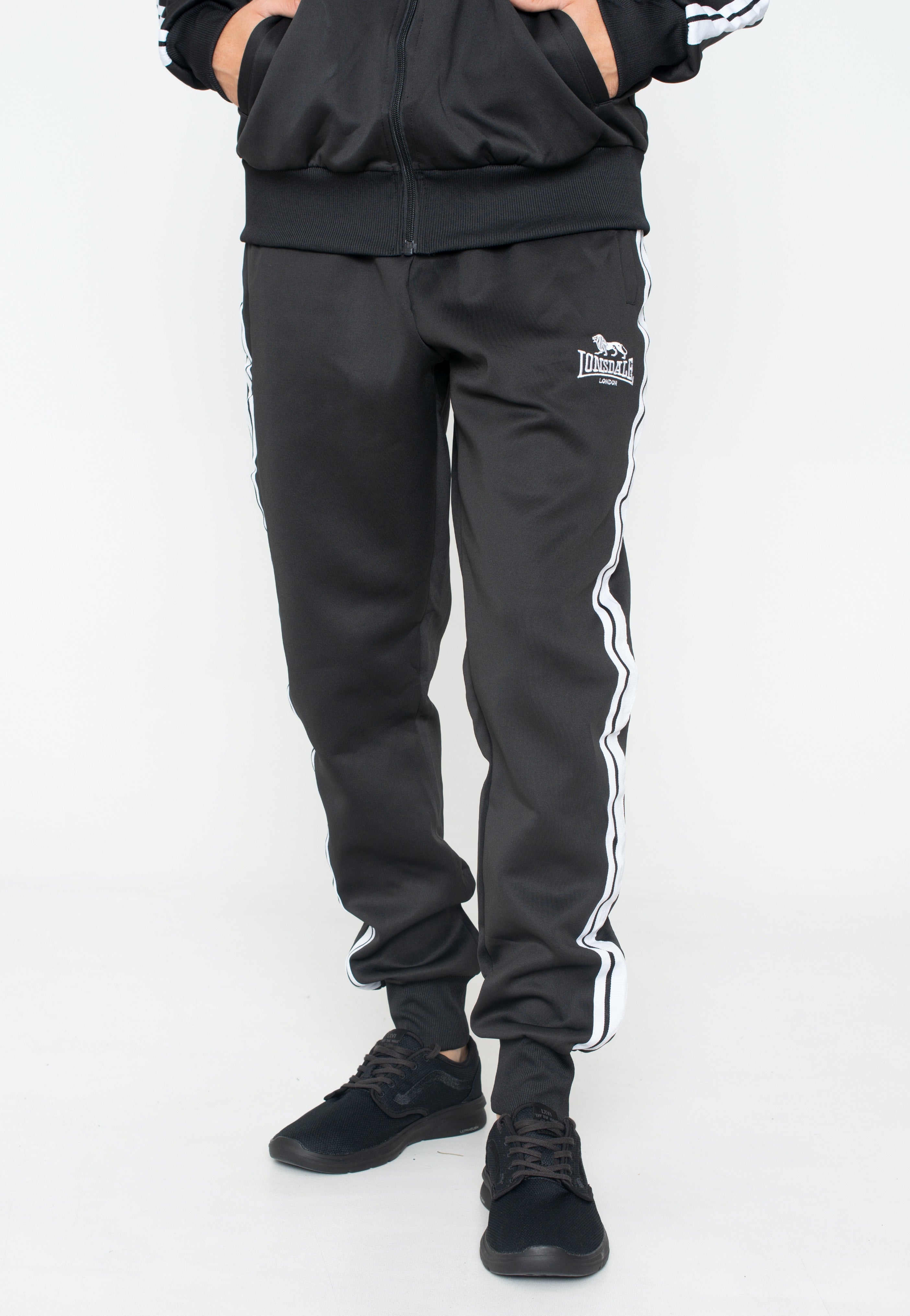 Lonsdale - Weetwood Black/White - Tracksuit | Men-Image