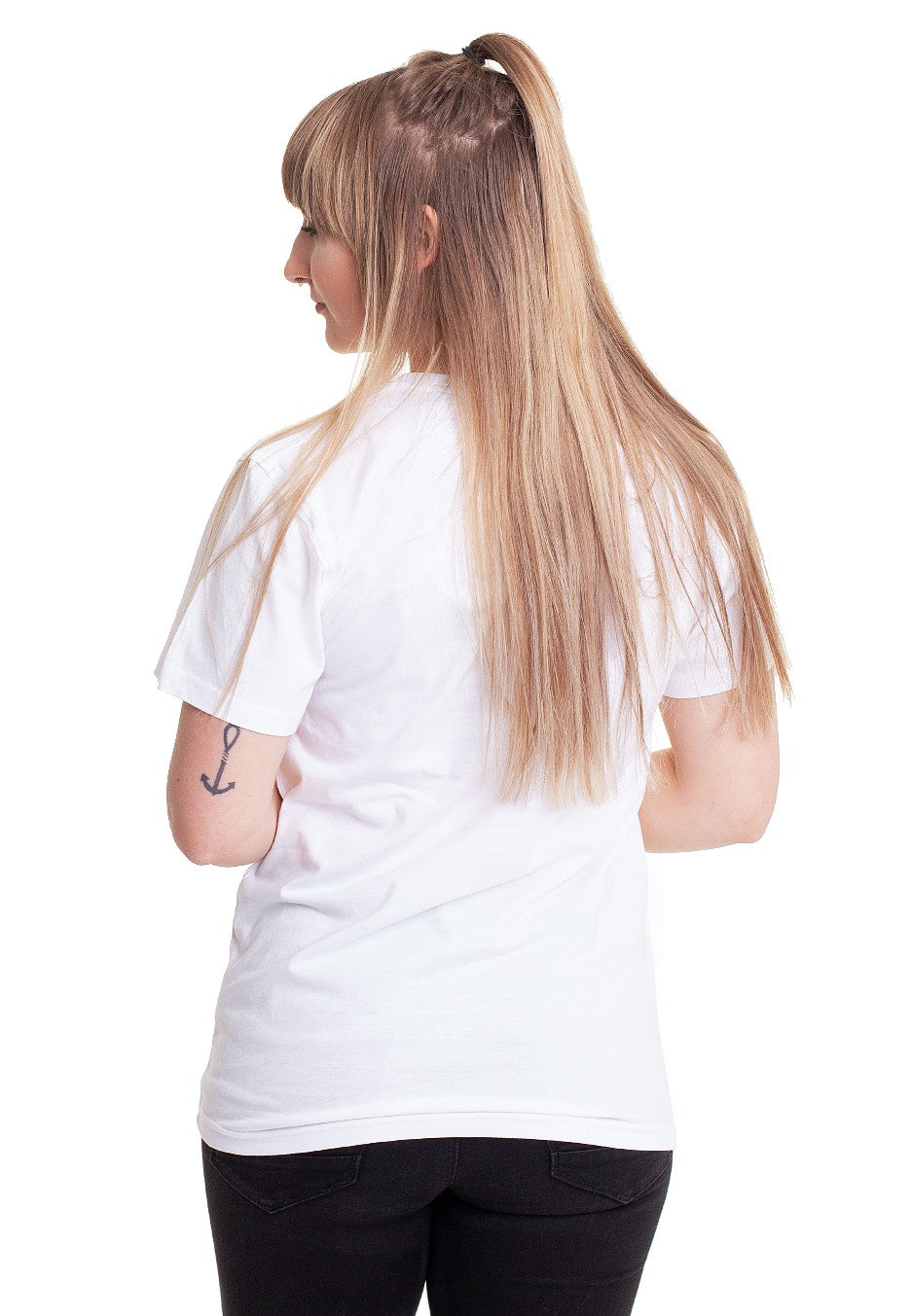 Looney Tunes - Block Multi Colour Logo White - T-Shirt | Women-Image