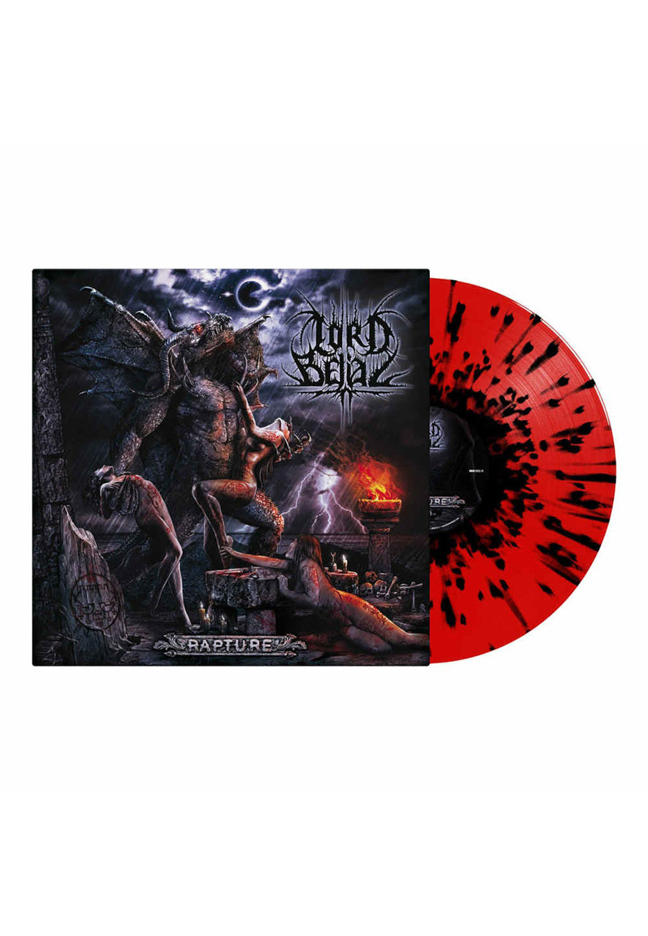 Lord Belial - Rapture Transparent Red Black - Splattered Vinyl | Neutral-Image