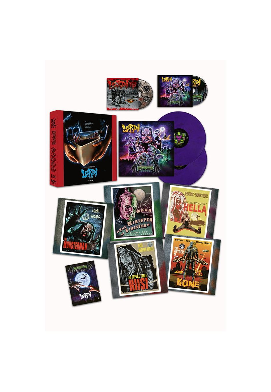 Lordi - Screem Writers Guild Purple/Black - Marbled Vinyl Boxset | Neutral-Image