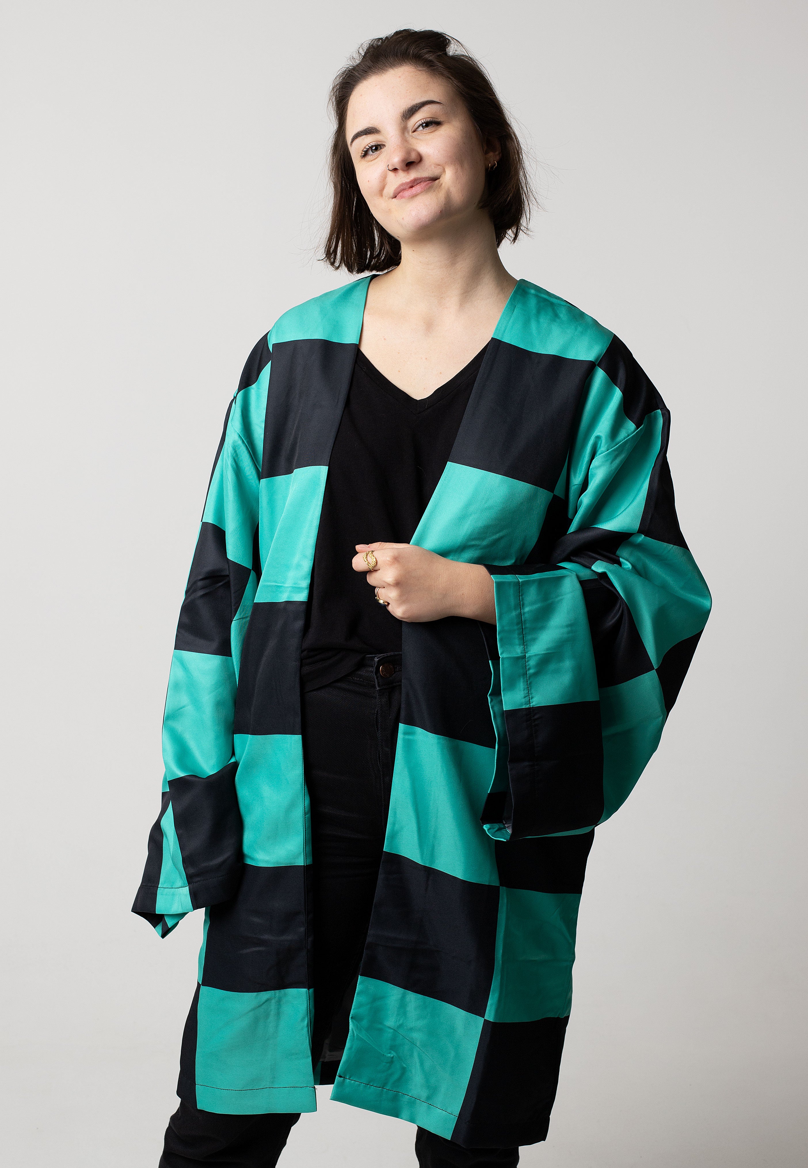 Demon Slayer - Tanjiro's Haori Replica - Cardigan | Women-Image