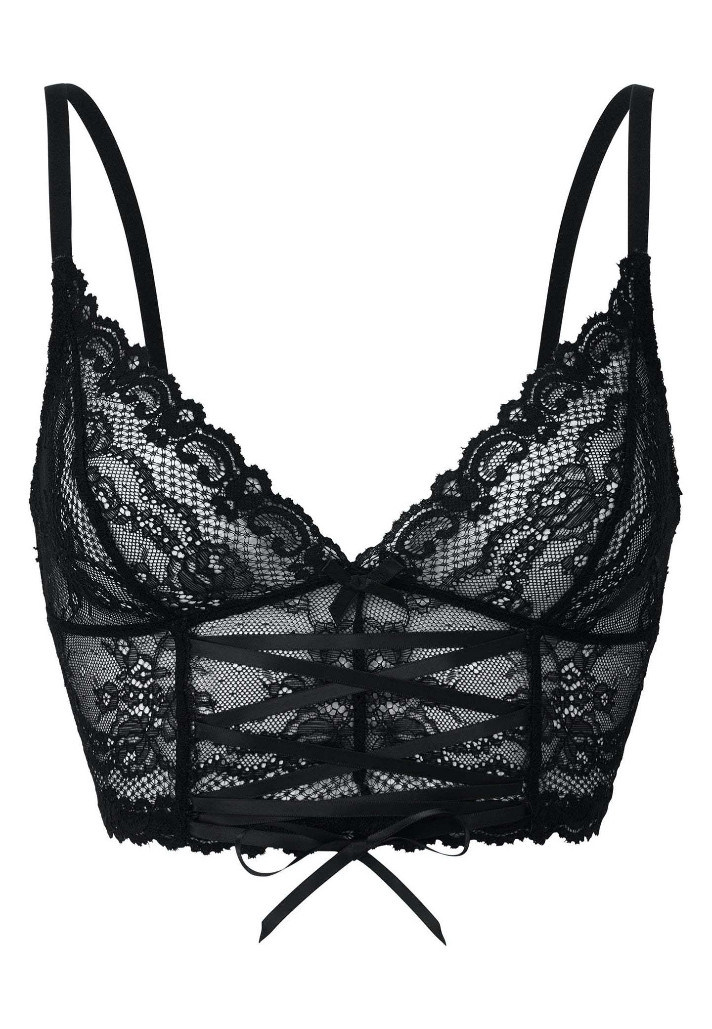 Killstar - Lovella Lace Black - Bralet | Women-Image