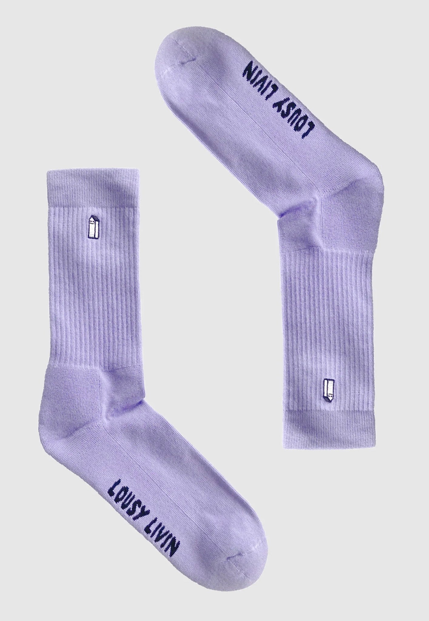 Lousy Livin - Street Court Lavender - Socks | Neutral-Image