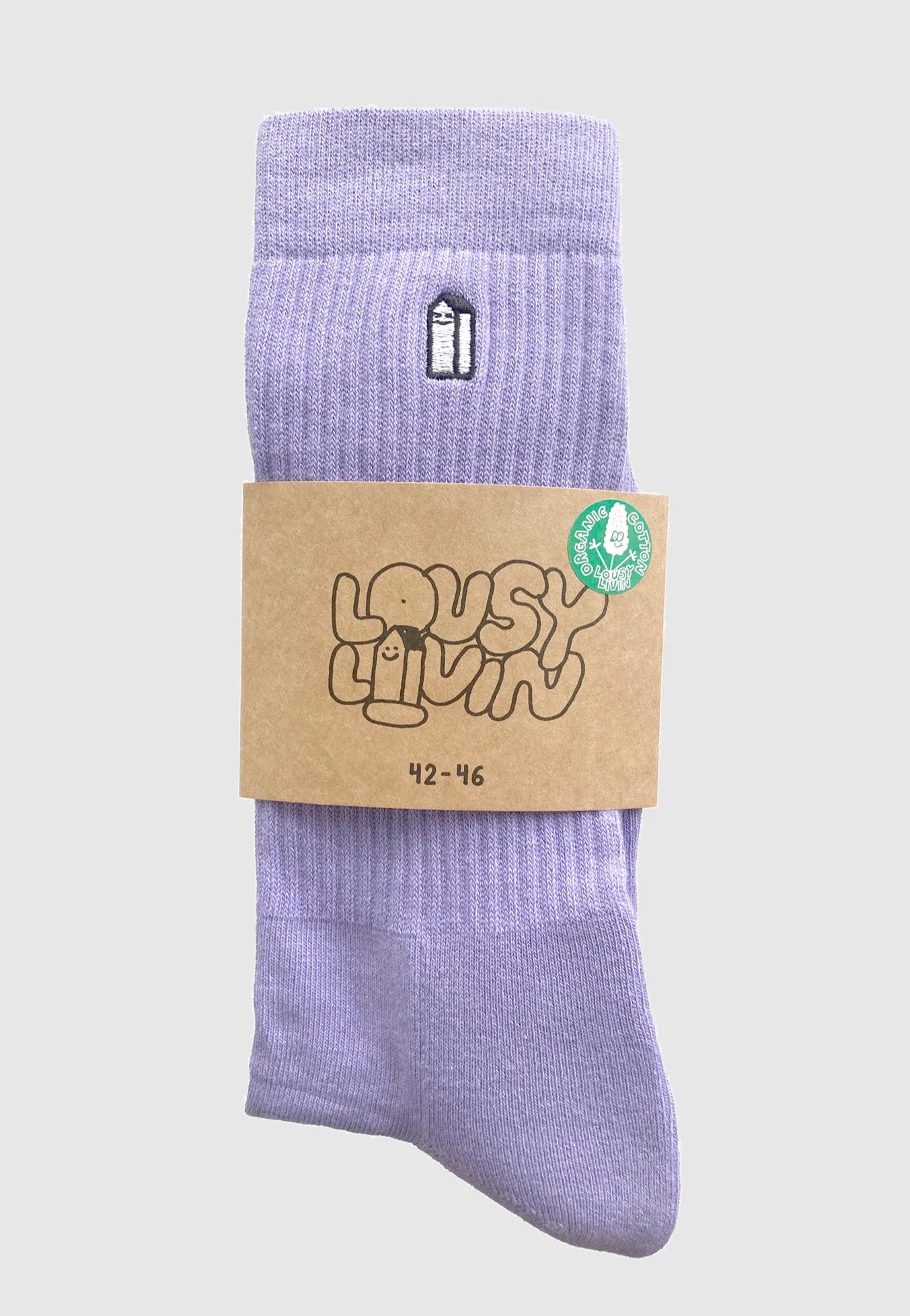 Lousy Livin - Street Court Lavender - Socks | Neutral-Image