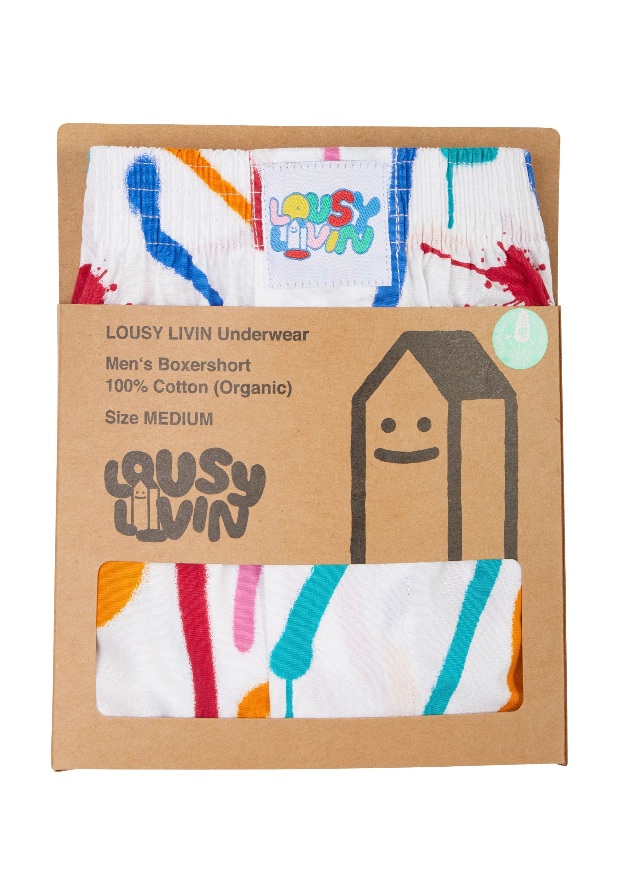 Lousy Livin - Lines White - Boxershorts | Men-Image