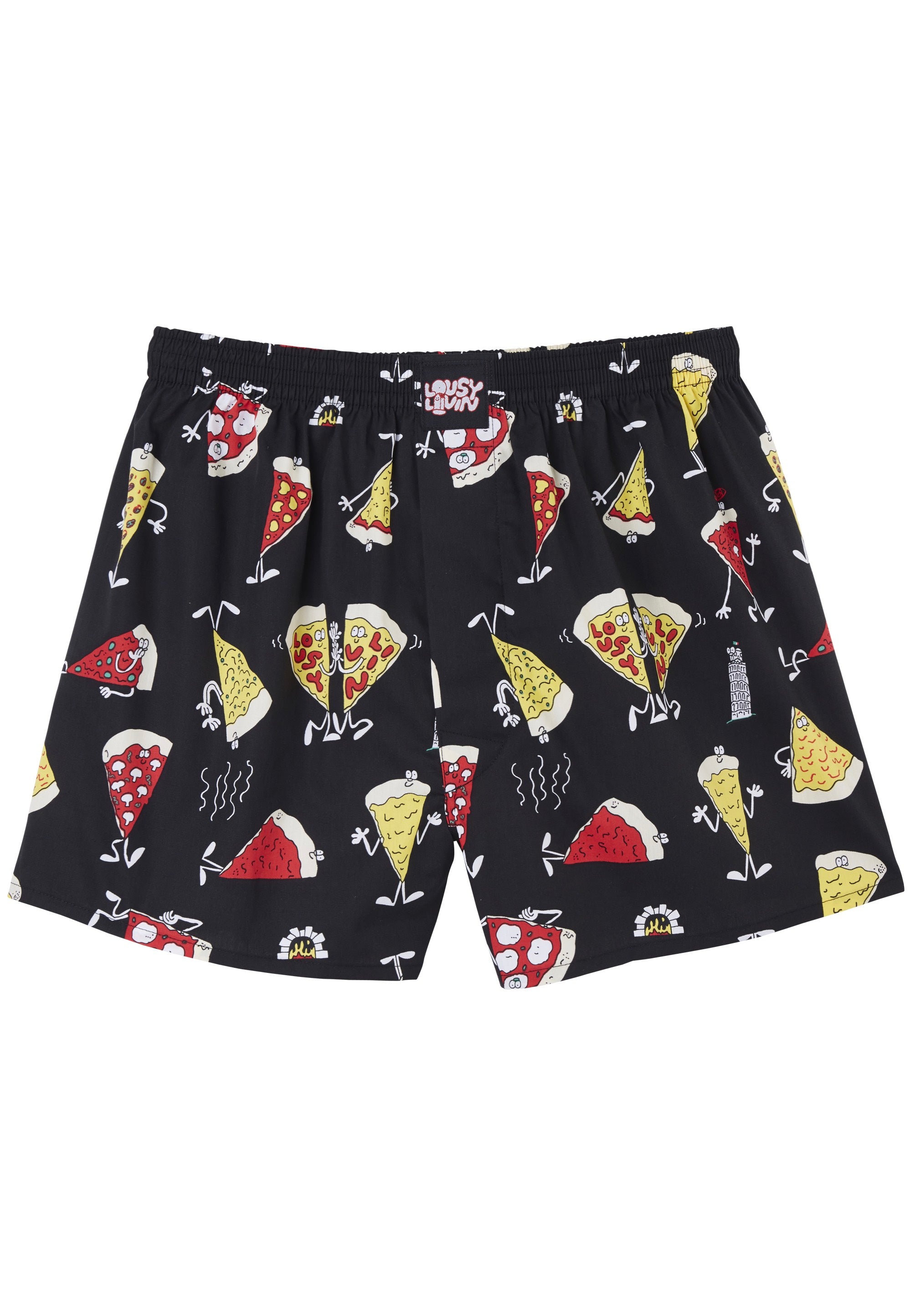 Lousy Livin - Pizza Black - Boxershorts | Men-Image