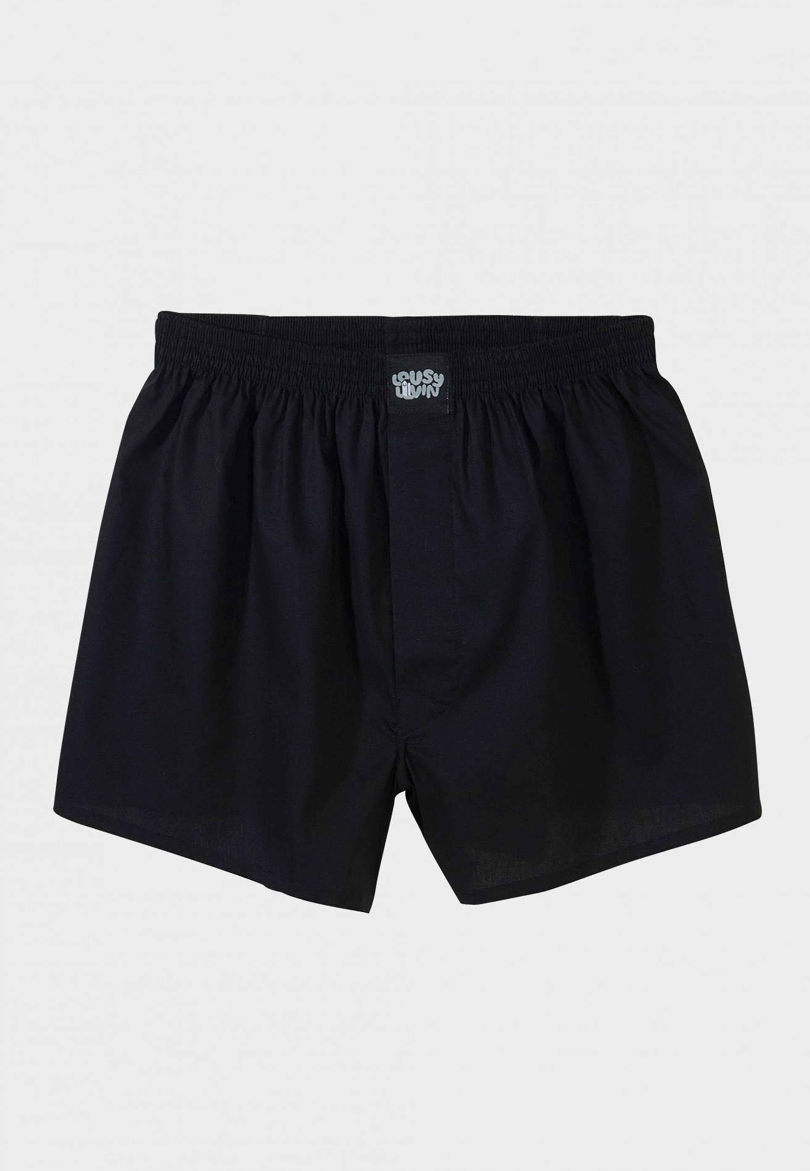 Lousy Livin - Plain Black - Boxershorts | Men-Image