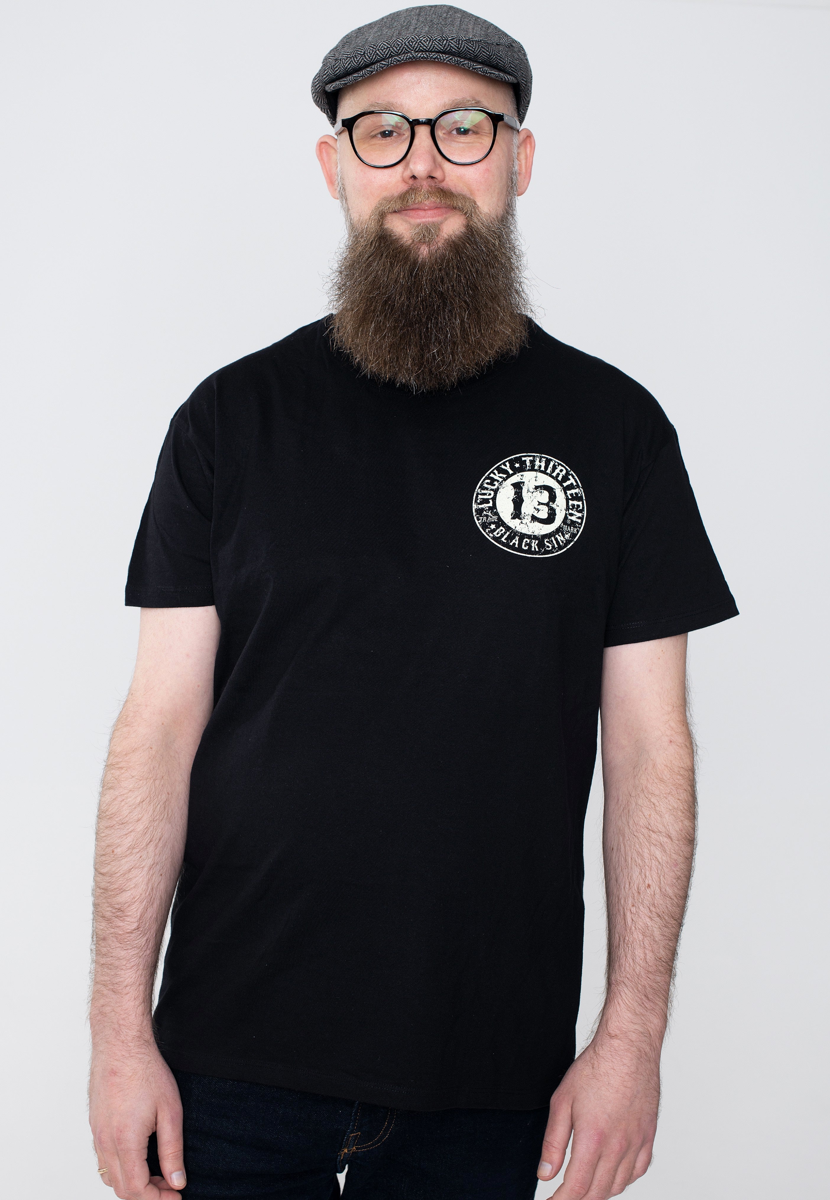 Lucky 13 - Black Sin Black - T-Shirt | Men-Image