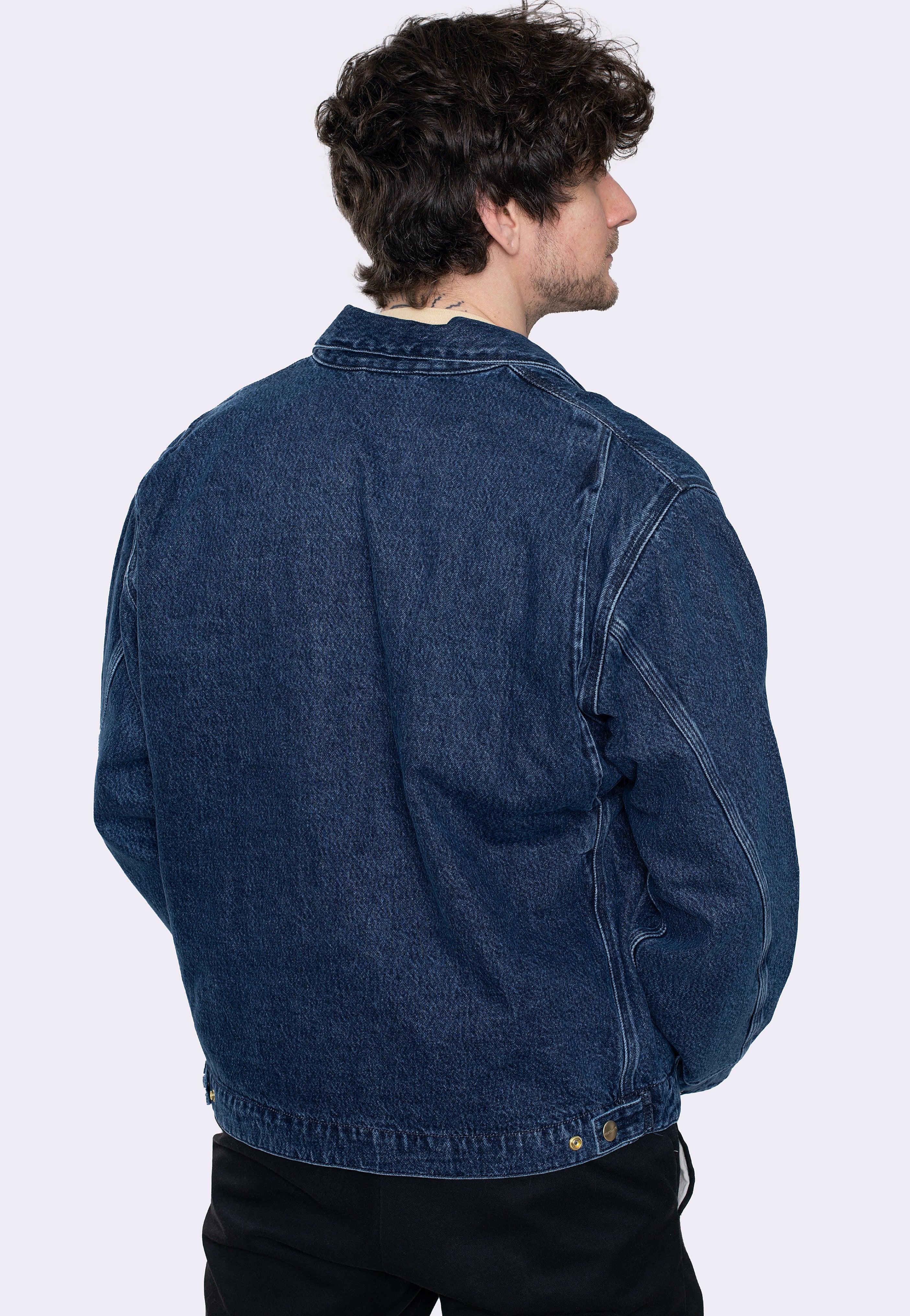 Carhartt WIP - Rider Stone Washed Blue - Jacket | Men-Image