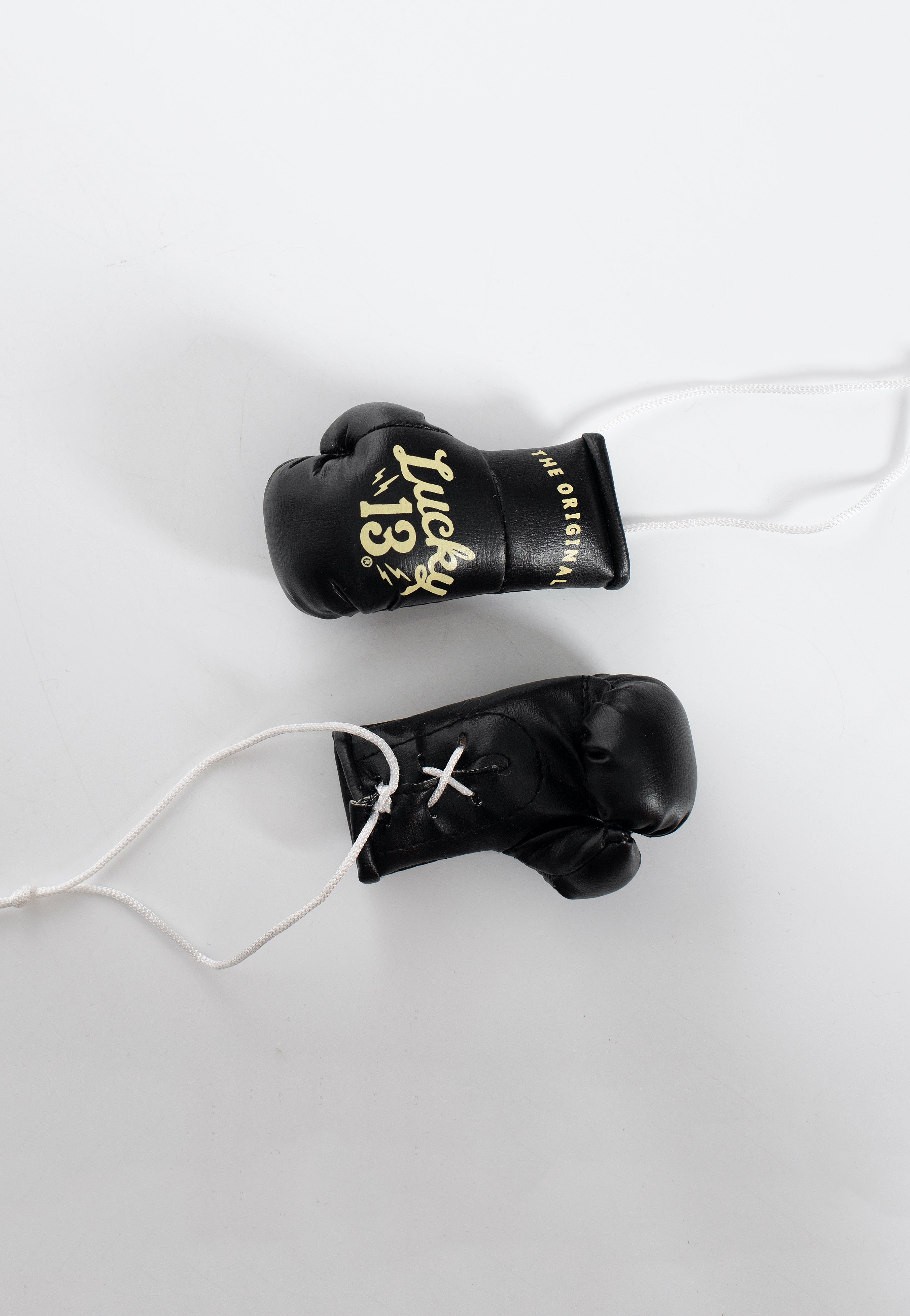 Lucky 13 - Mini Boxing Gloves Black - Hanging Decoration | Neutral-Image