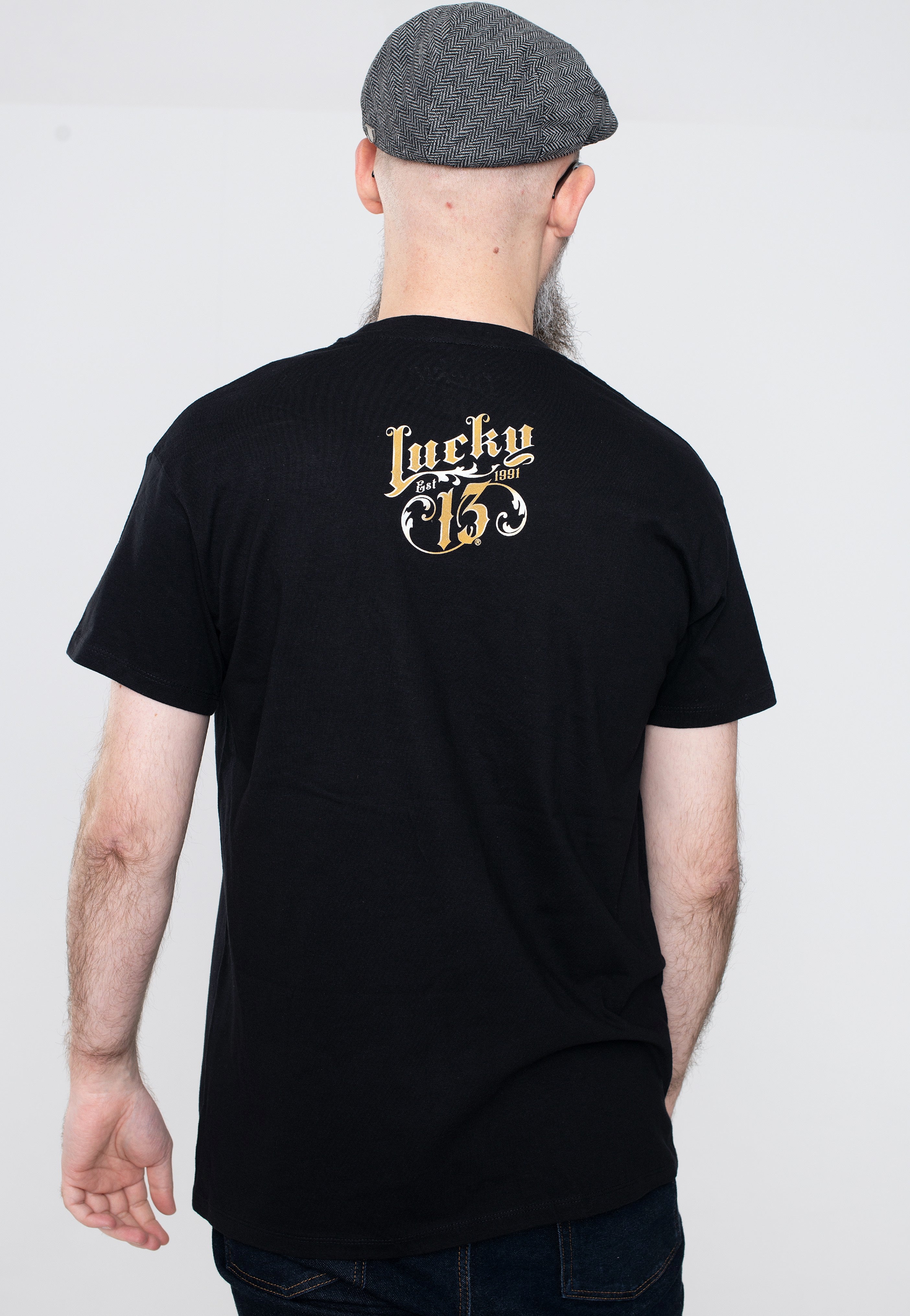 Lucky 13 - Old Sparky Black - T-Shirt | Men-Image