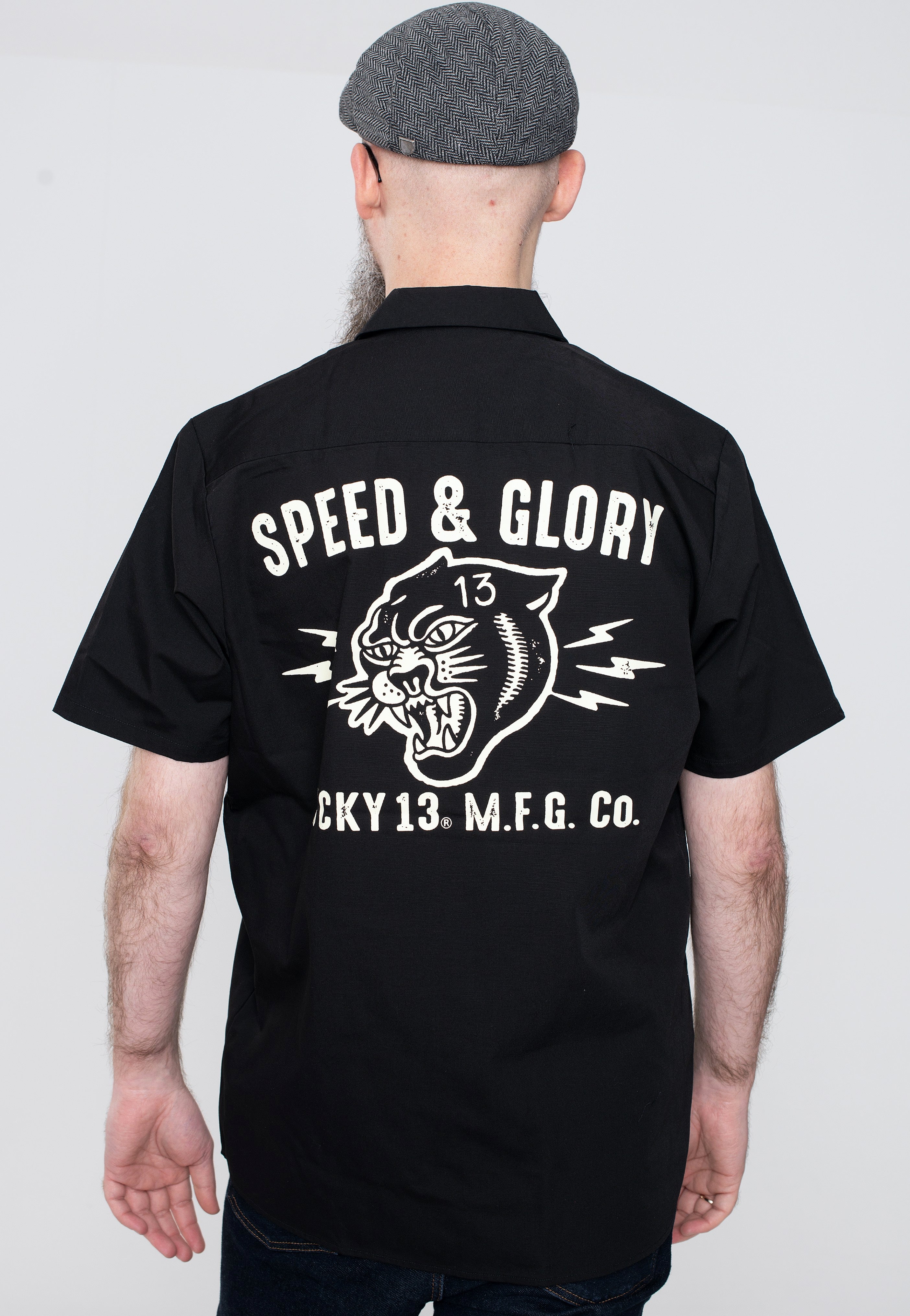 Lucky 13 - Speed And Glory Work Black - Shirt | Men-Image