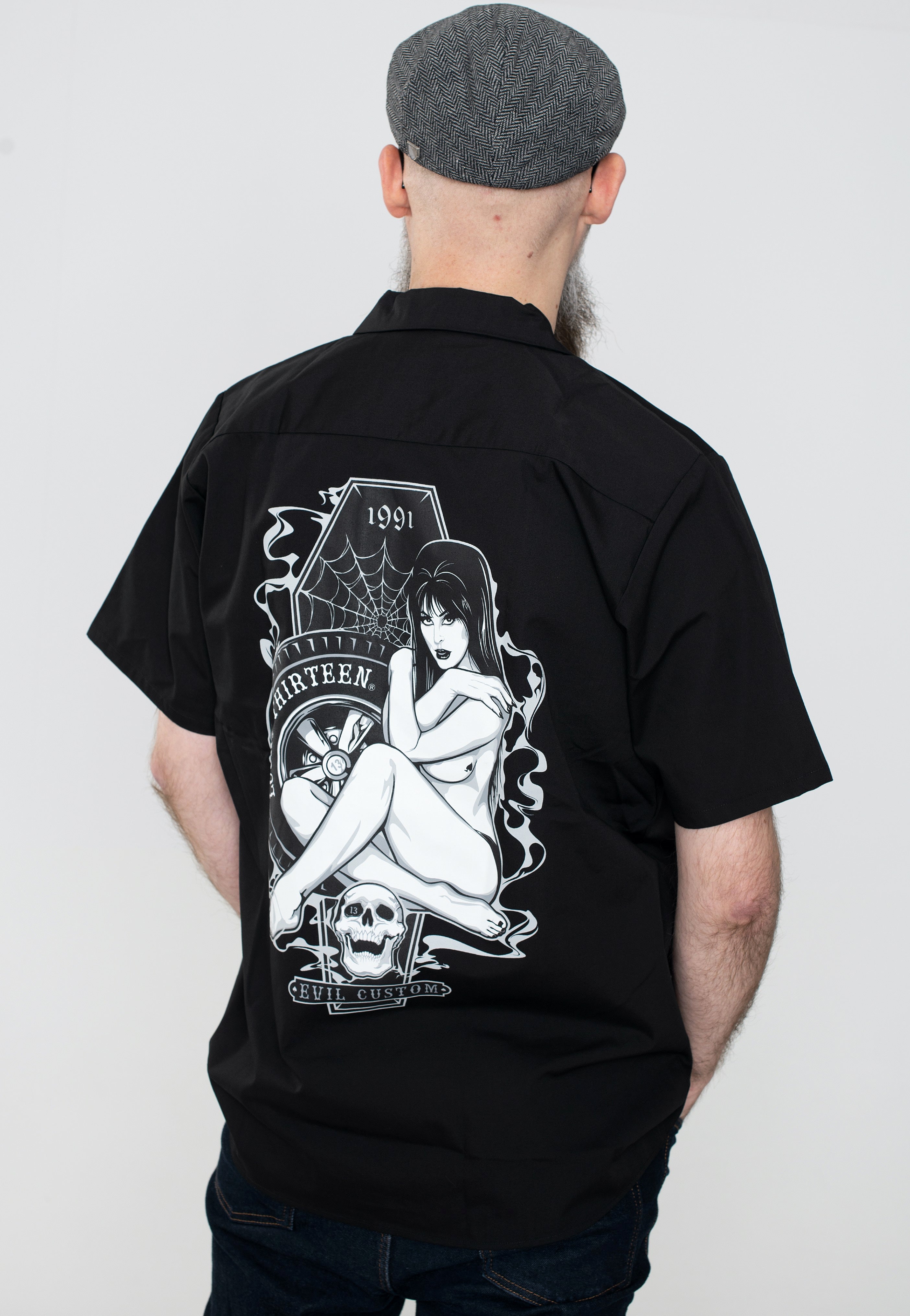 Lucky 13 - The Miss Trust Work Black - Shirt | Men-Image