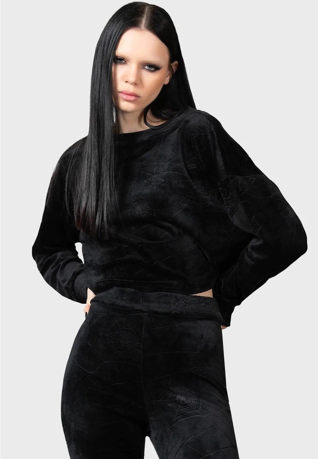 Killstar - Lulluspider Black - Sweater | Women-Image