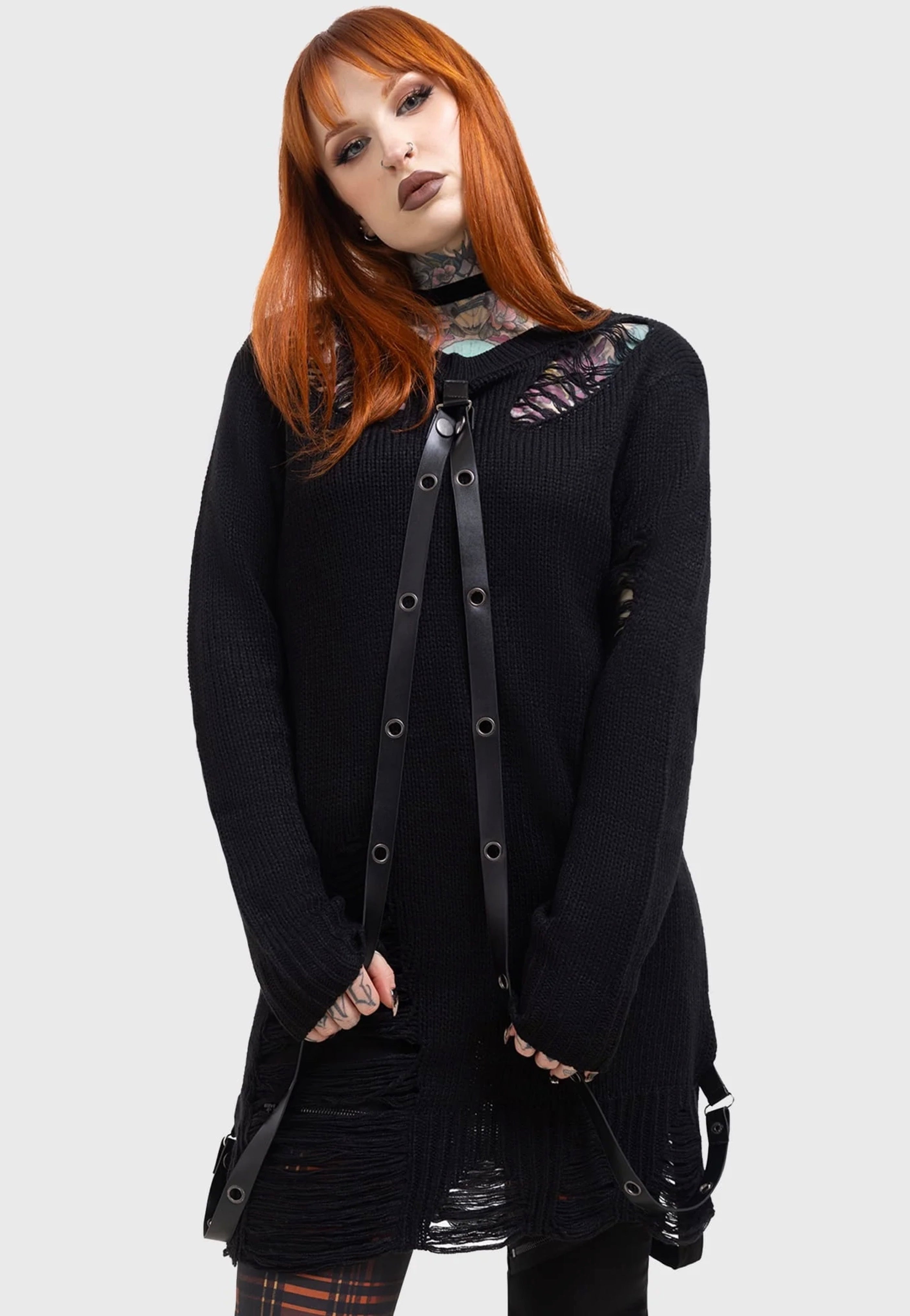 Killstar - Lunar Grit Black - Pullover | Women-Image