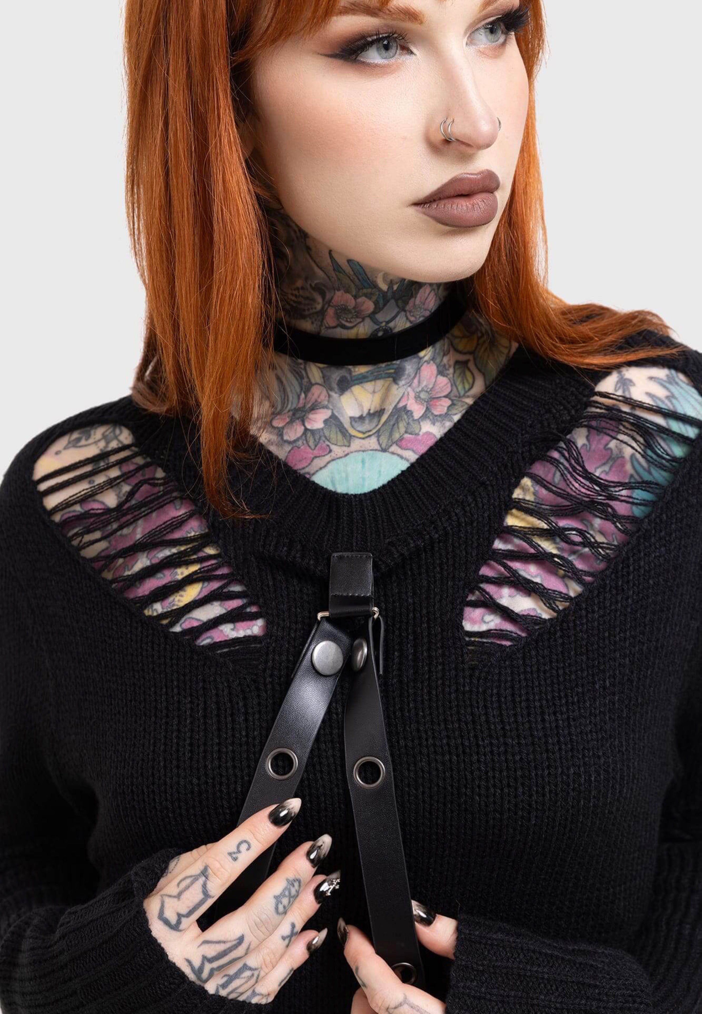 Killstar - Lunar Grit Black - Pullover | Women-Image