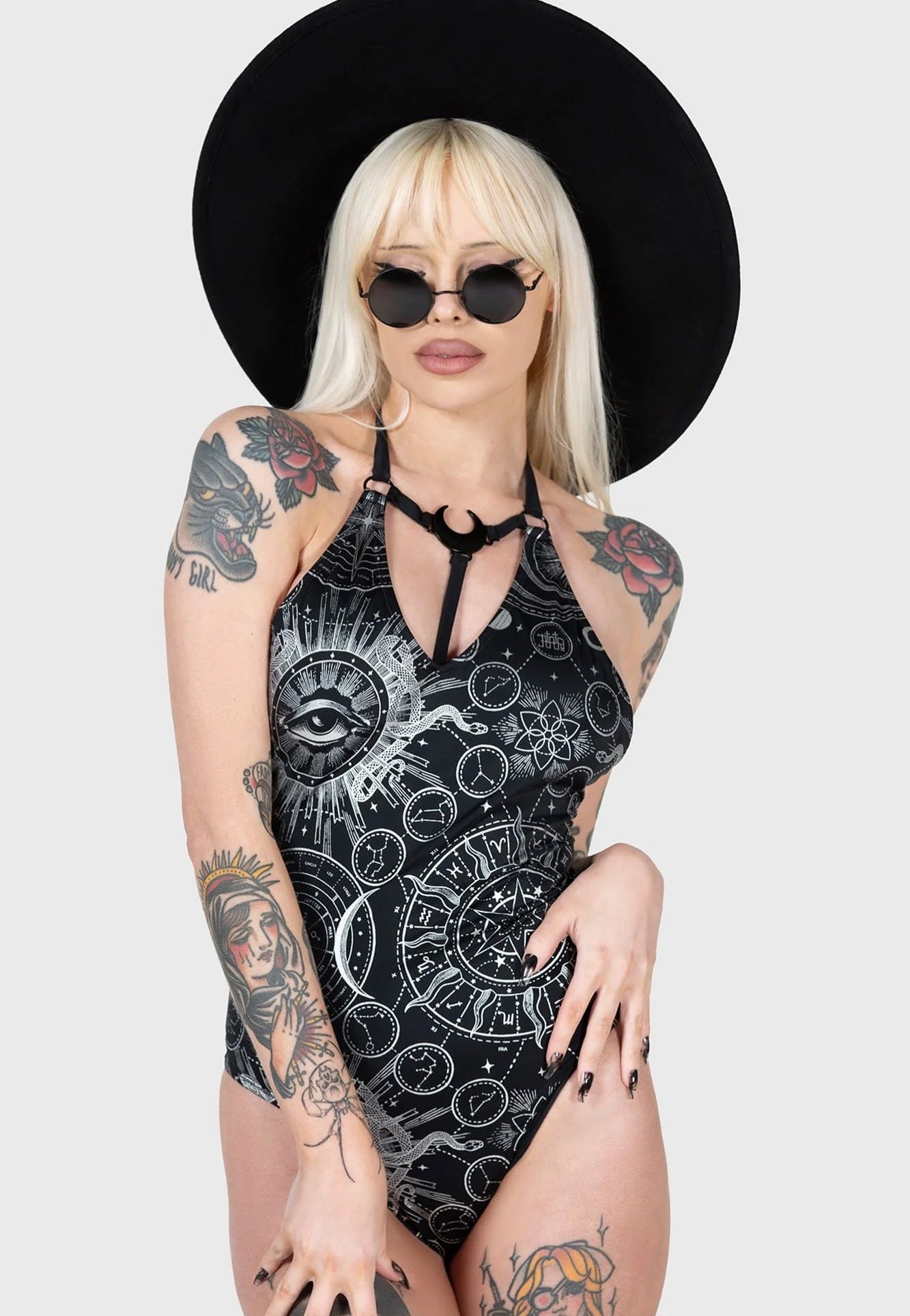 Killstar - Lunar Tide Black - Swimsuit | Women-Image