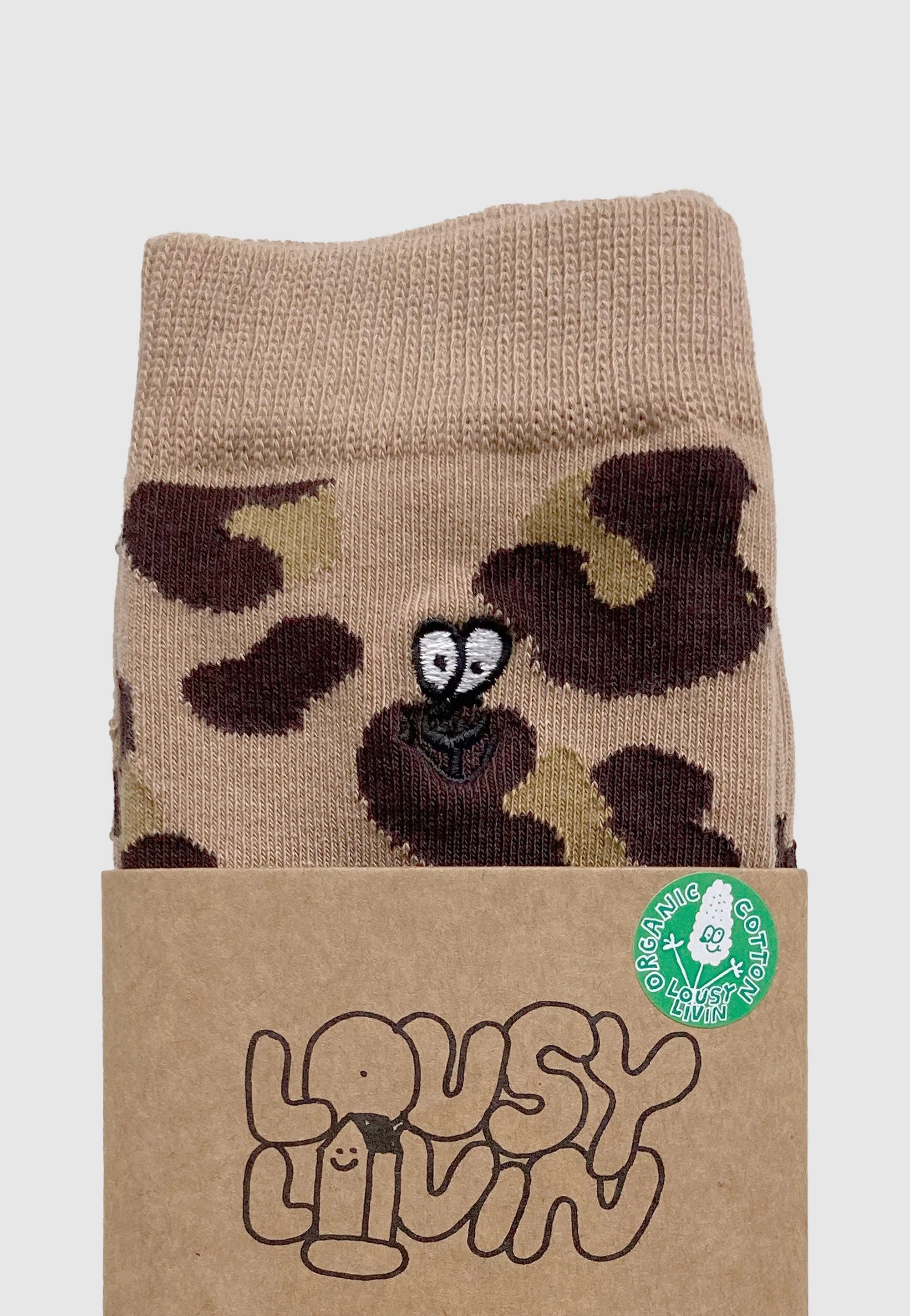 Lousy Livin - Leroy Beige - Socks | Neutral-Image