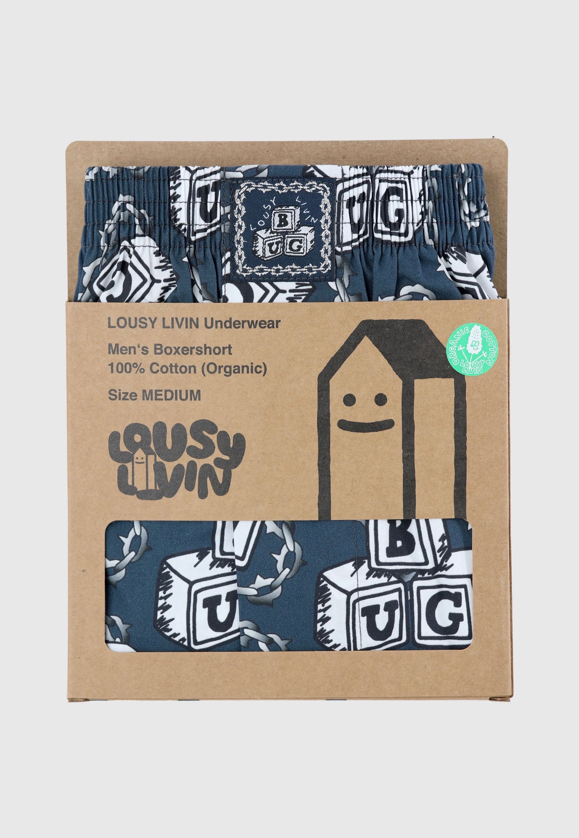 Lousy Livin - Bug Grey/Digital Print - Boxershorts | Men-Image