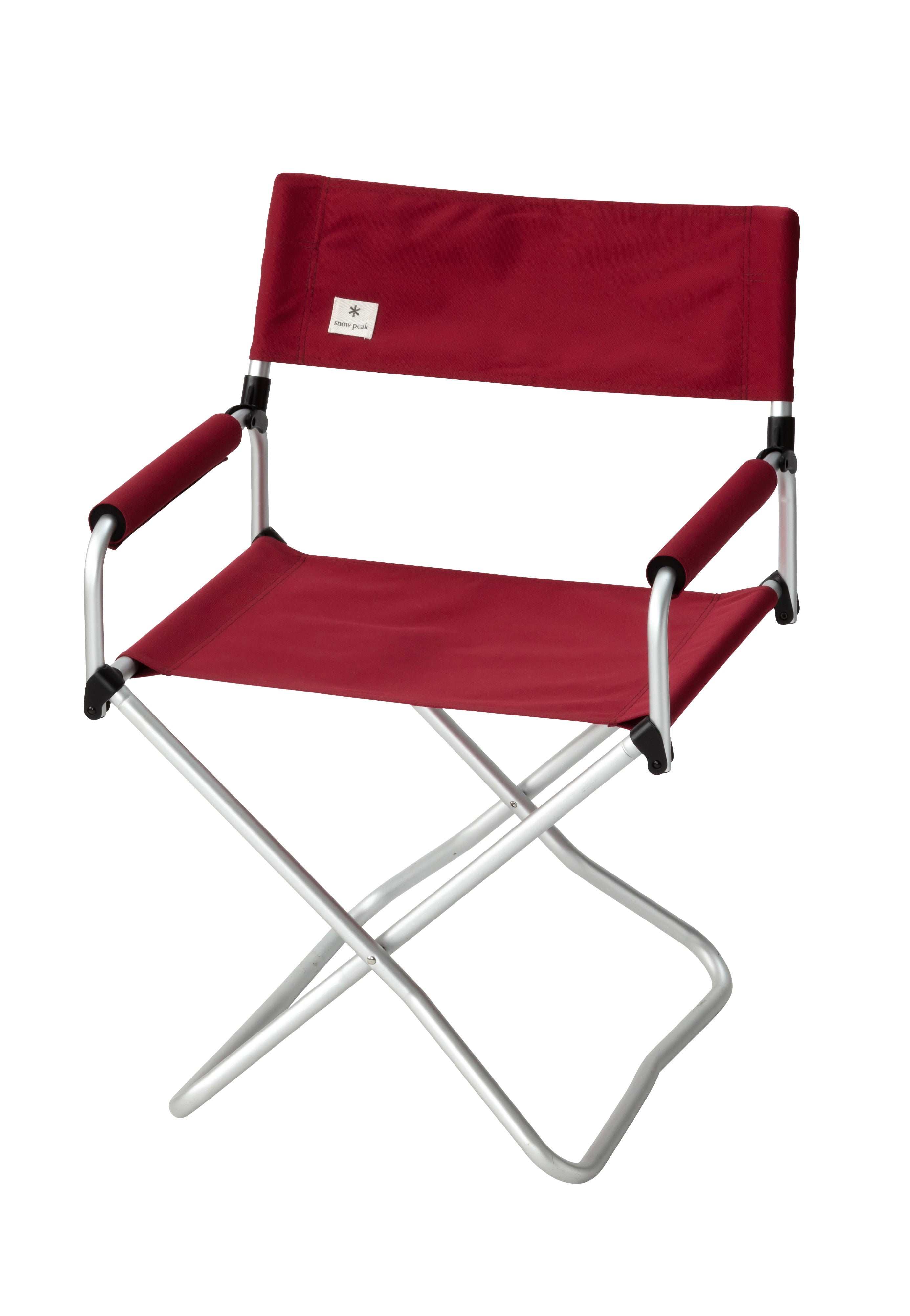 Snow Peak - Folding Wide Red Firebrick - Folding Chair | Neutral-Image