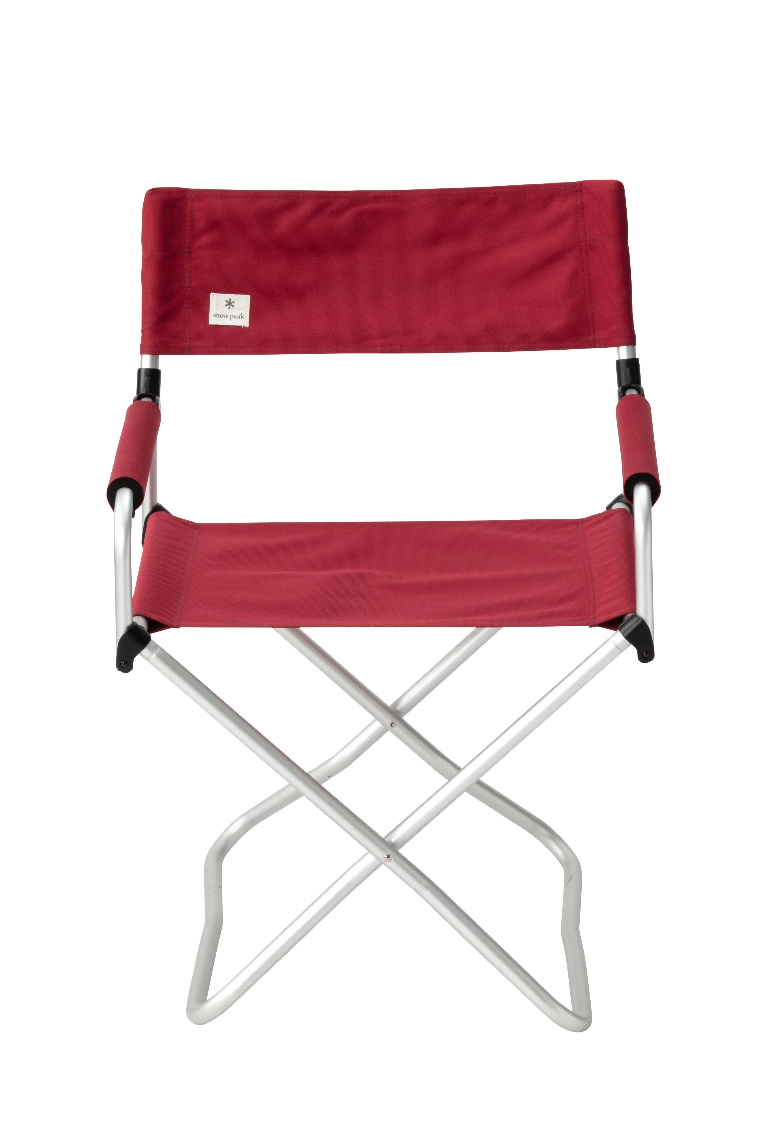 Snow Peak - Folding Wide Red Firebrick - Folding Chair | Neutral-Image