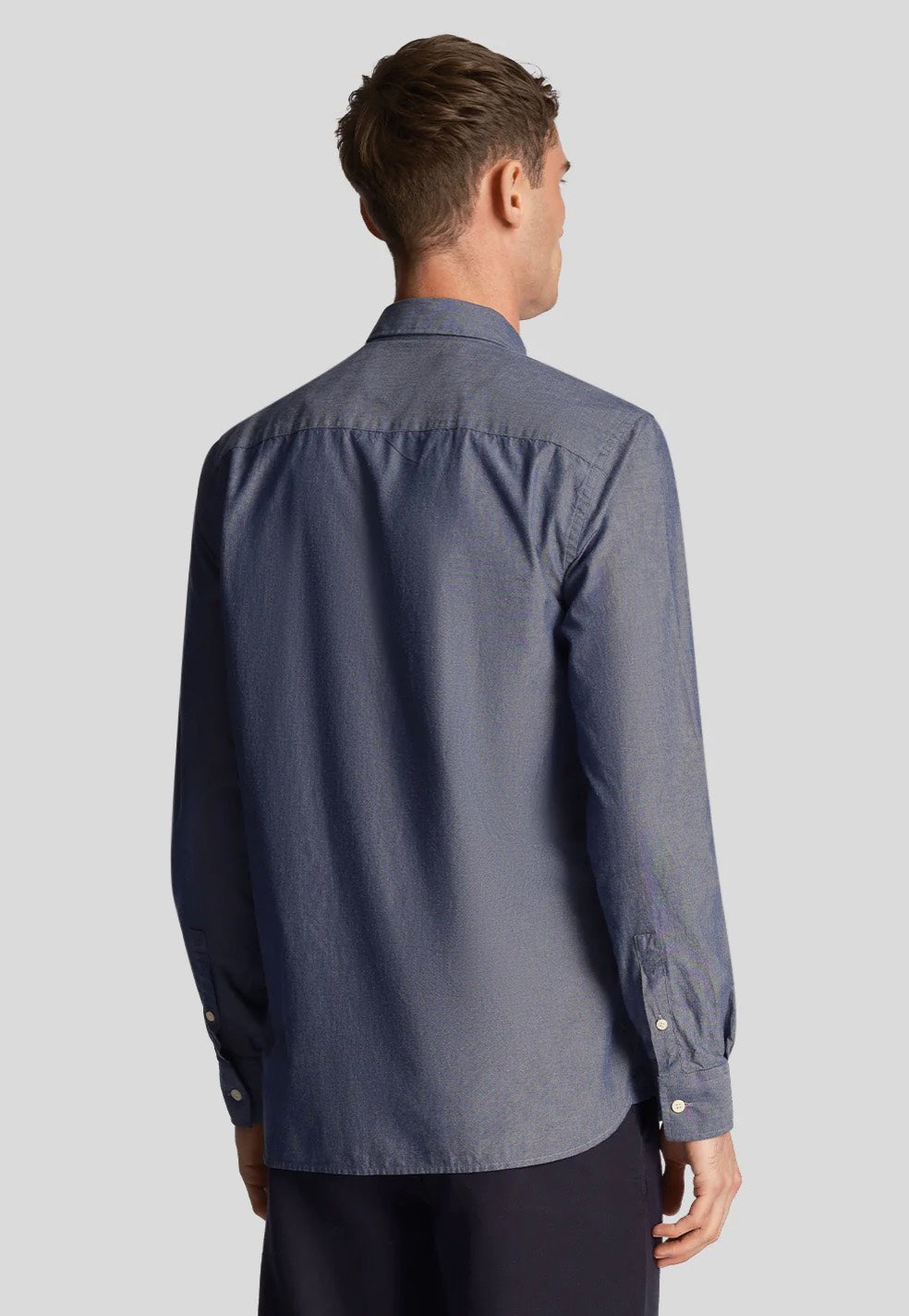 Lyle & Scott - Chambray Indigo - Shirt | Men-Image