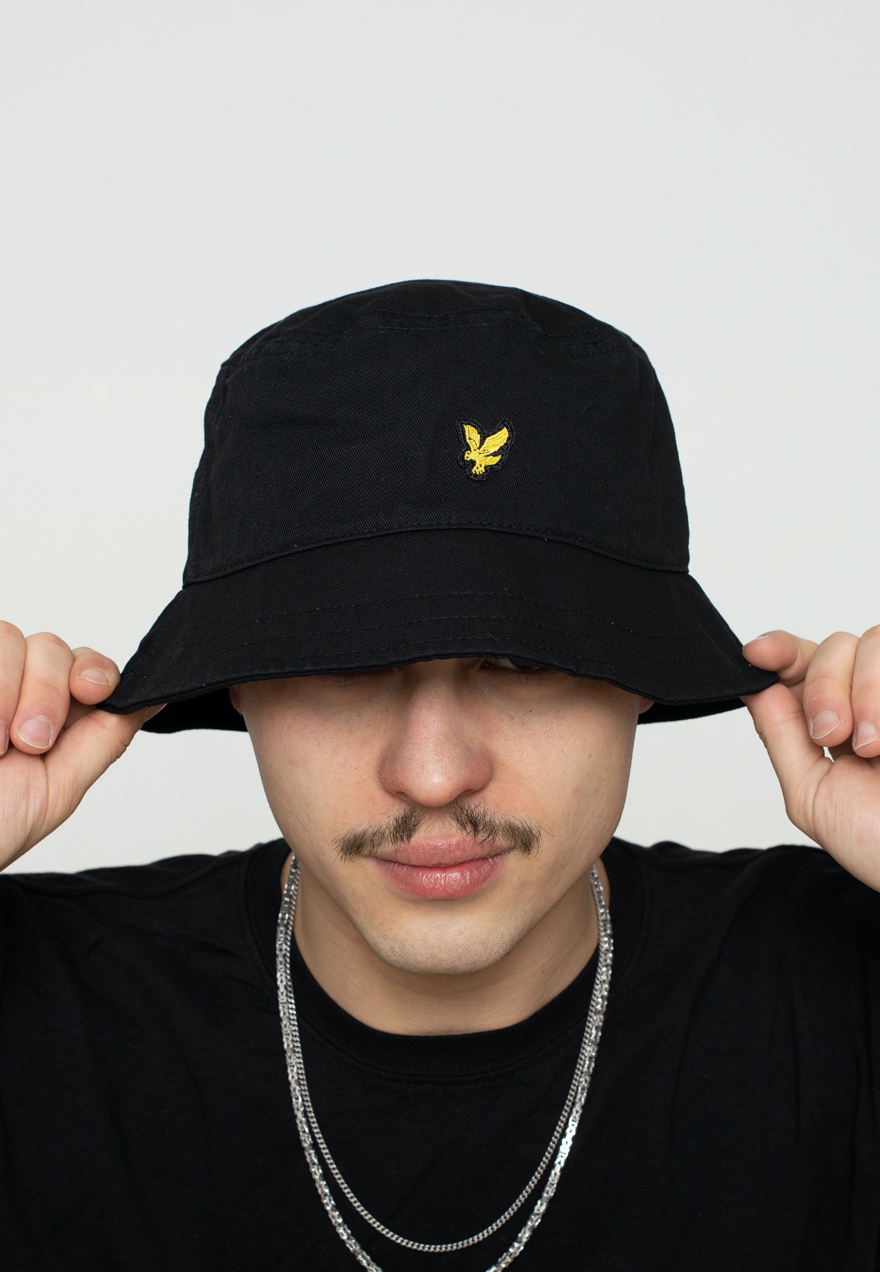 Lyle & Scott - Bucket True Black - Bucket Hat | Neutral-Image