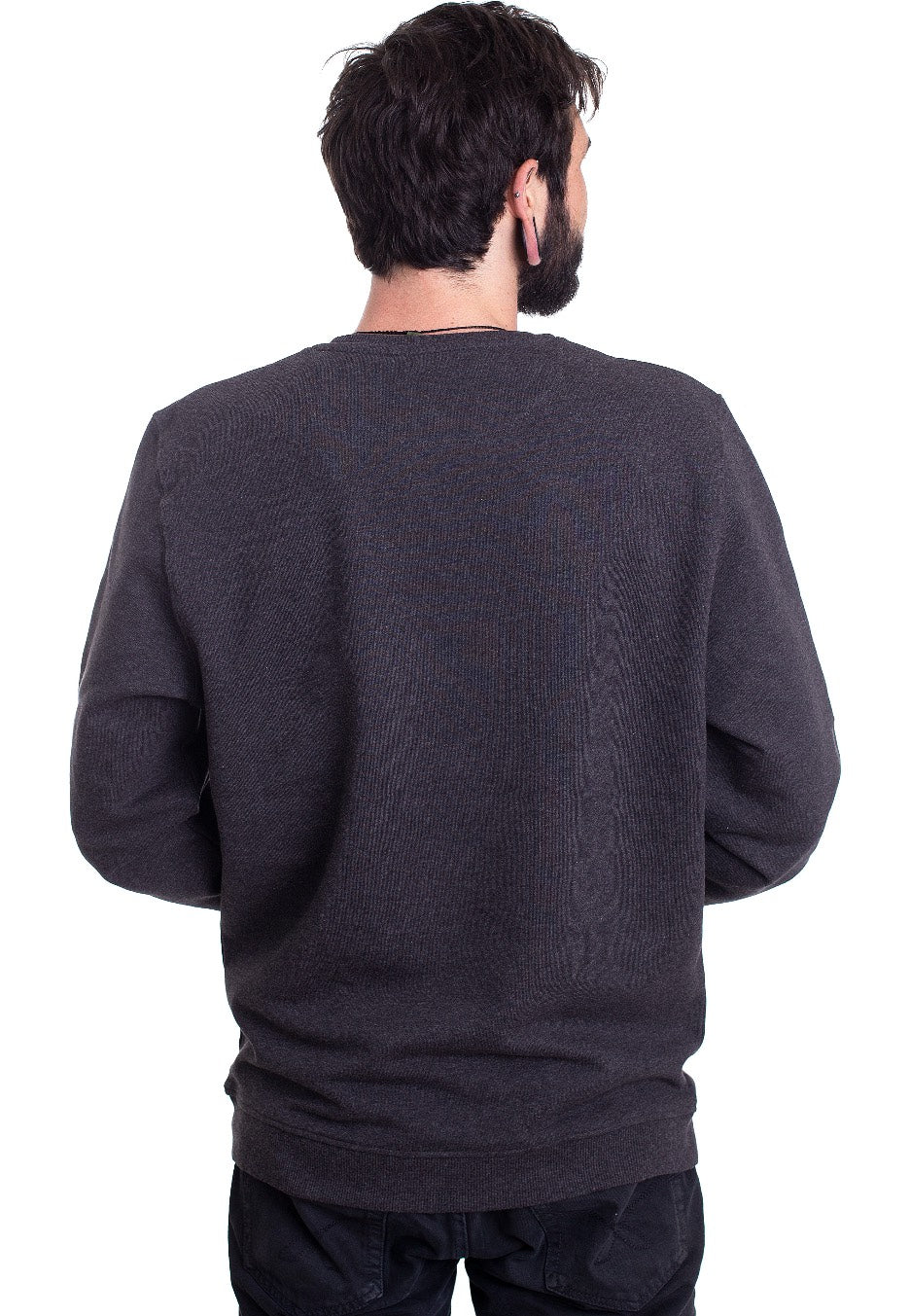 Lyle & Scott - Crew Neck Charcoal Marl - Sweater | Men-Image