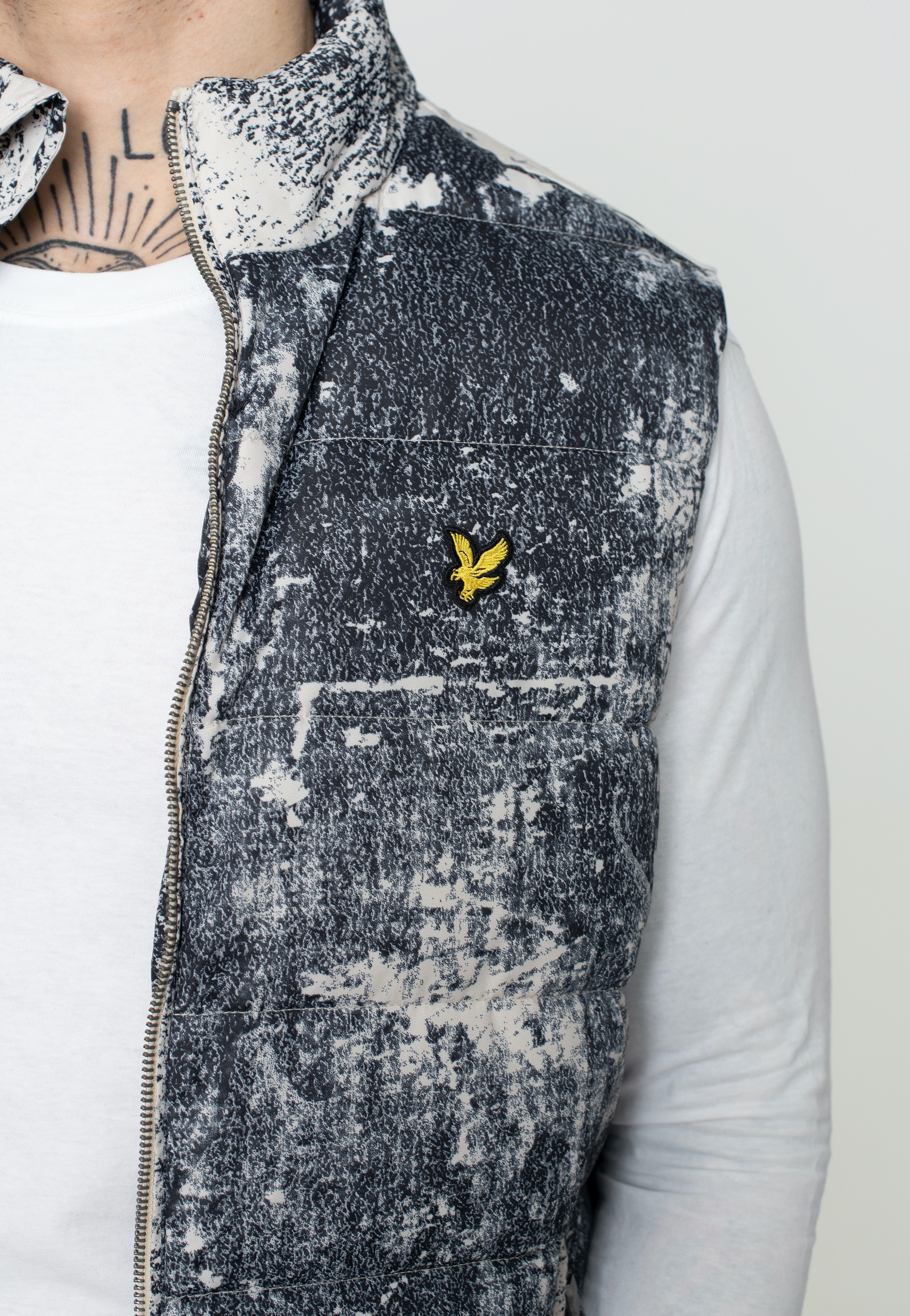 Lyle & Scott - Erosion Print Gilet Cove - Vest | Men-Image