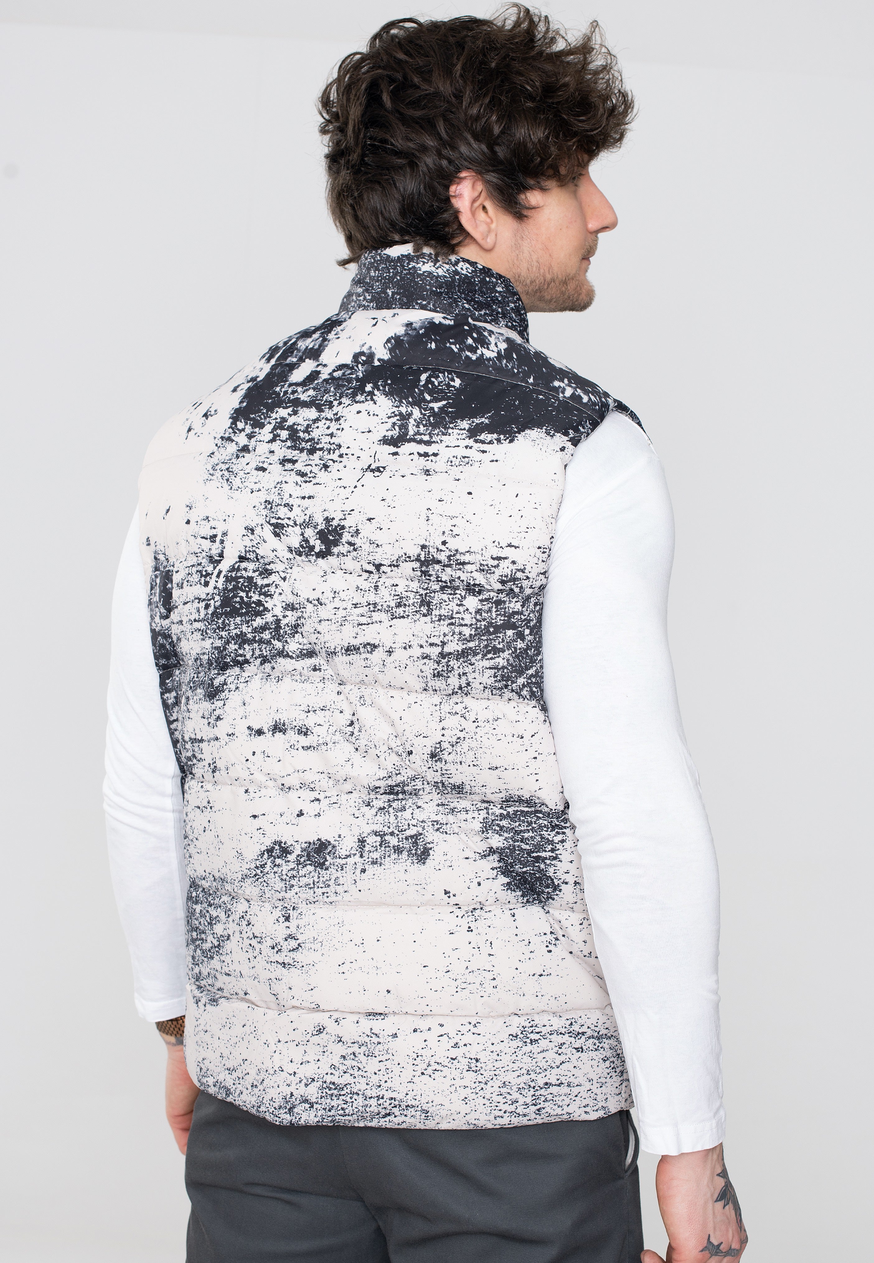 Lyle & Scott - Erosion Print Gilet Cove - Vest | Men-Image