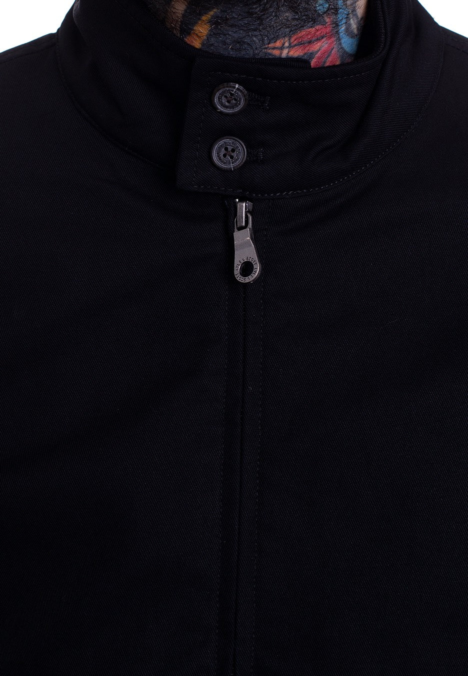 Lyle & Scott - Harrington Black - Jacket | Men-Image