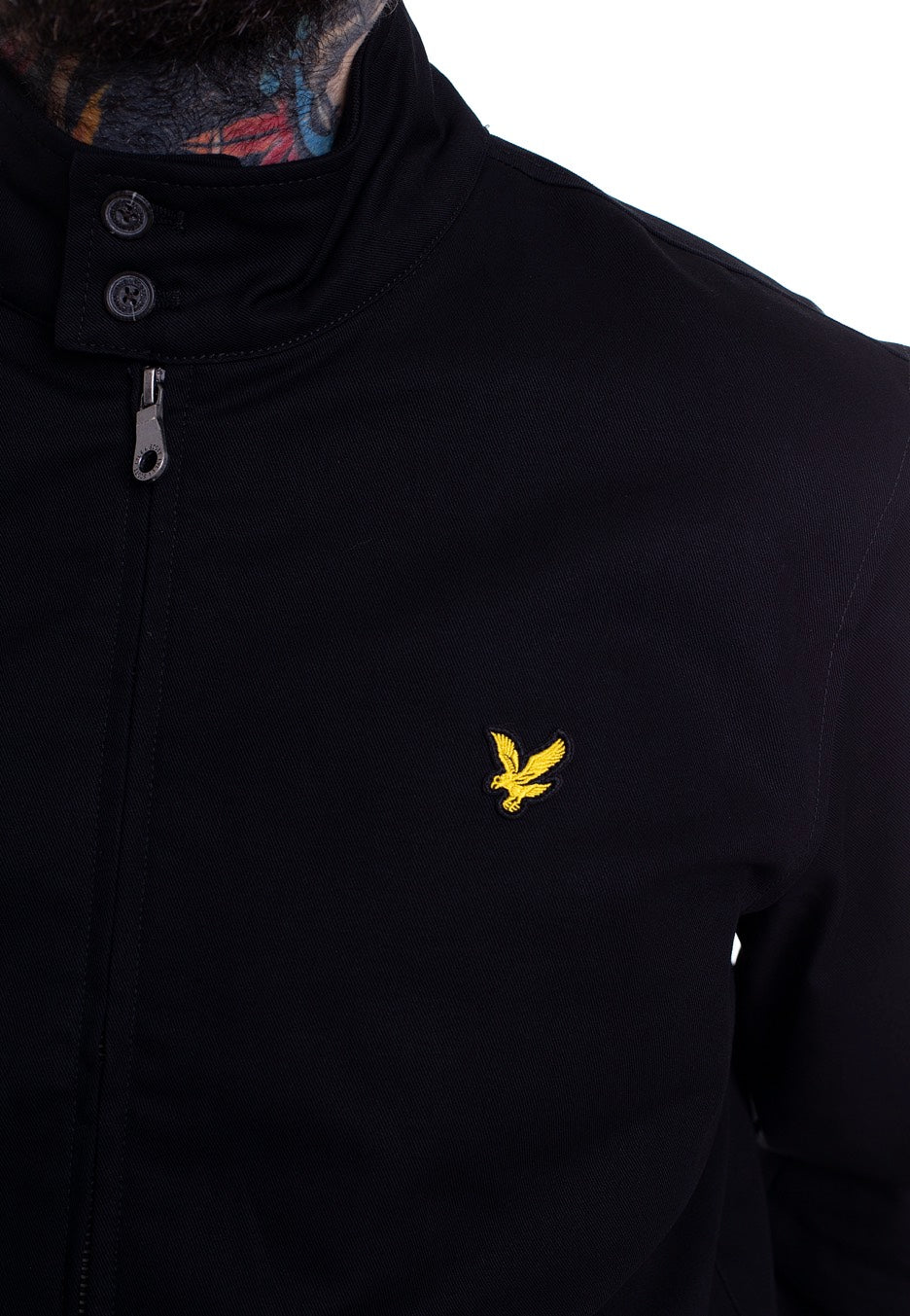 Lyle & Scott - Harrington Black - Jacket | Men-Image