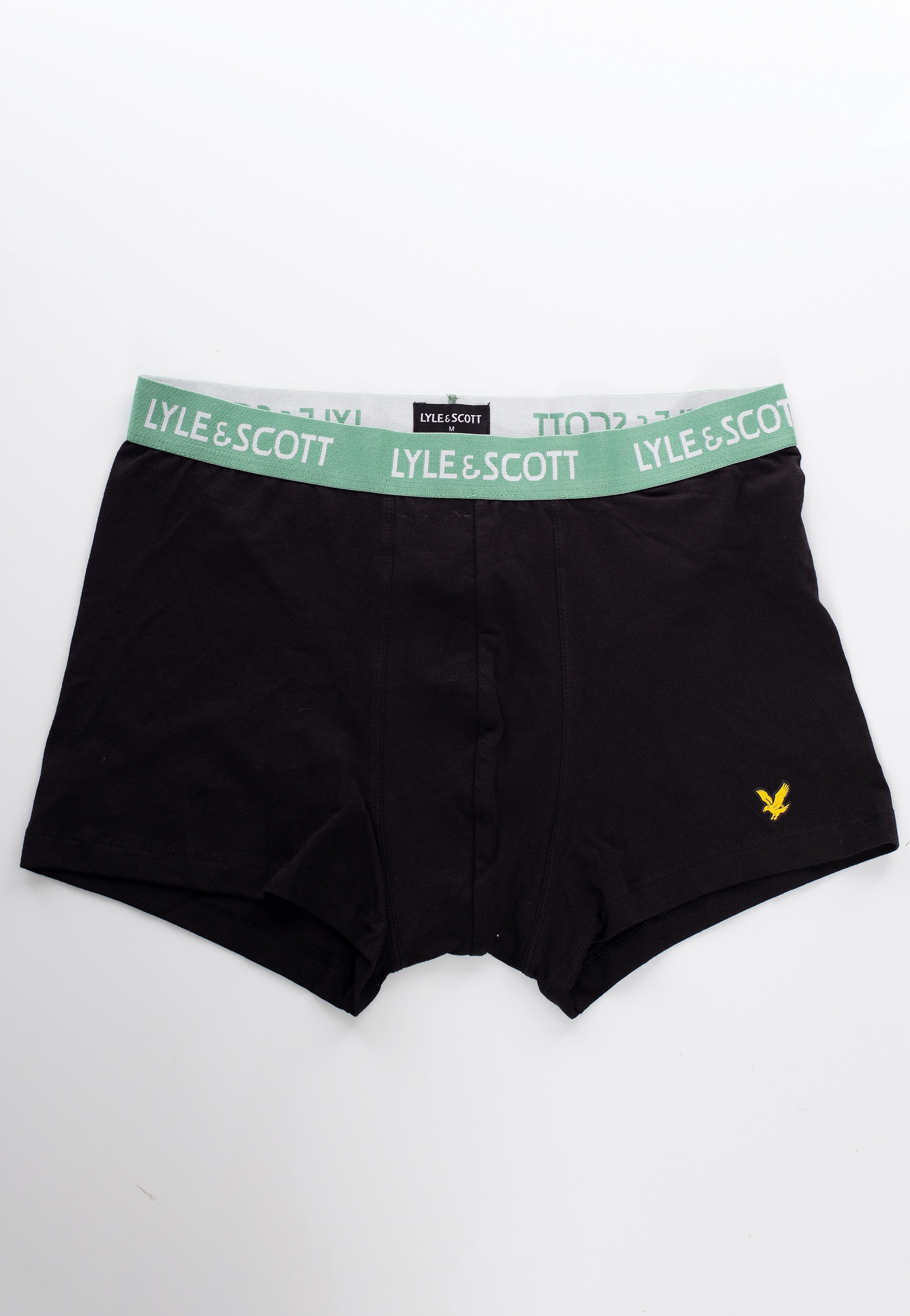 Lyle & Scott - Miller Pack Of 5 Black Multi Waistband - Boxershorts | Men-Image