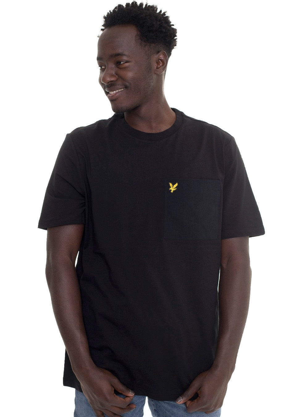 Lyle & Scott - Parachute Pocket Jet Black - T-Shirt | Men-Image